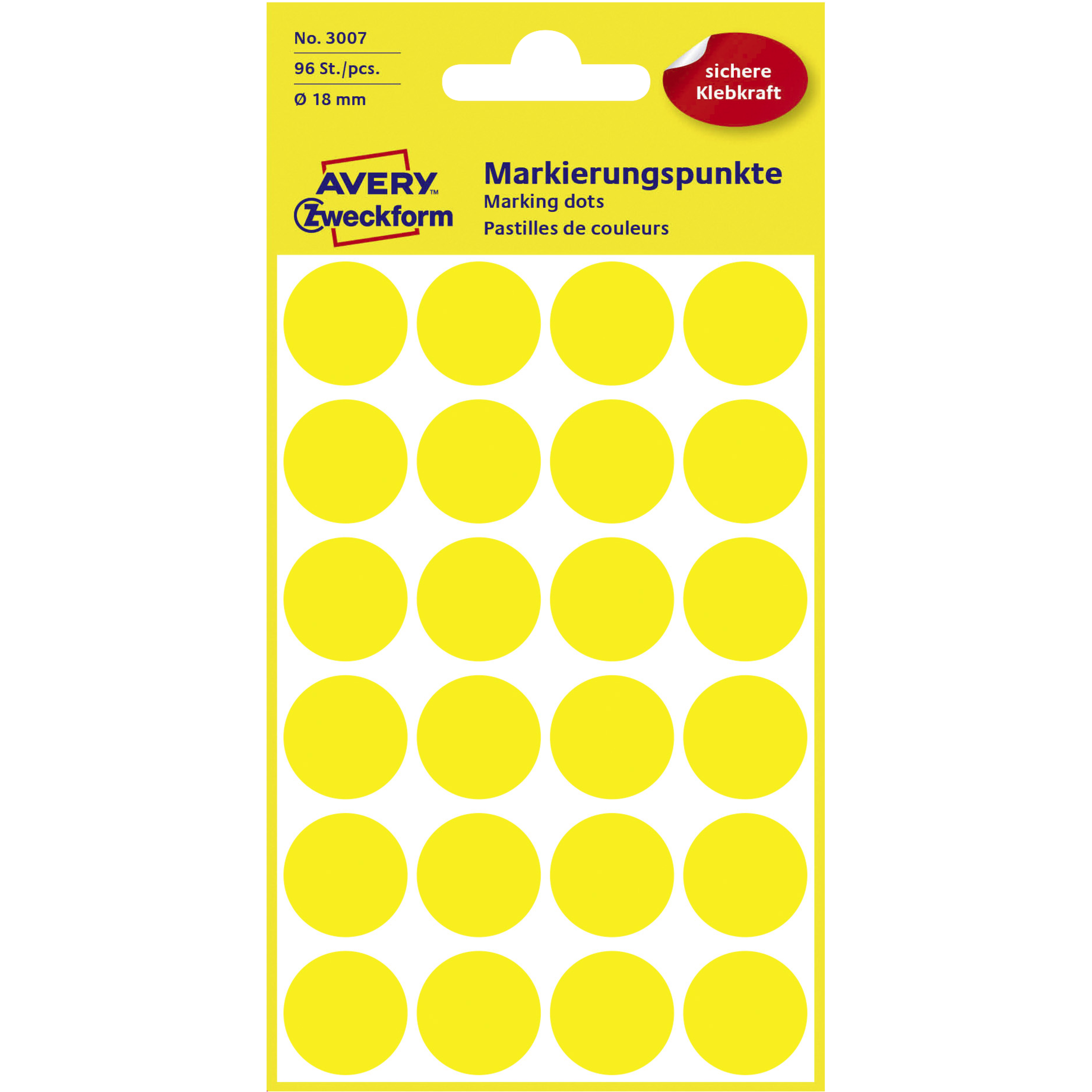 Markierungspunkt, farbig
