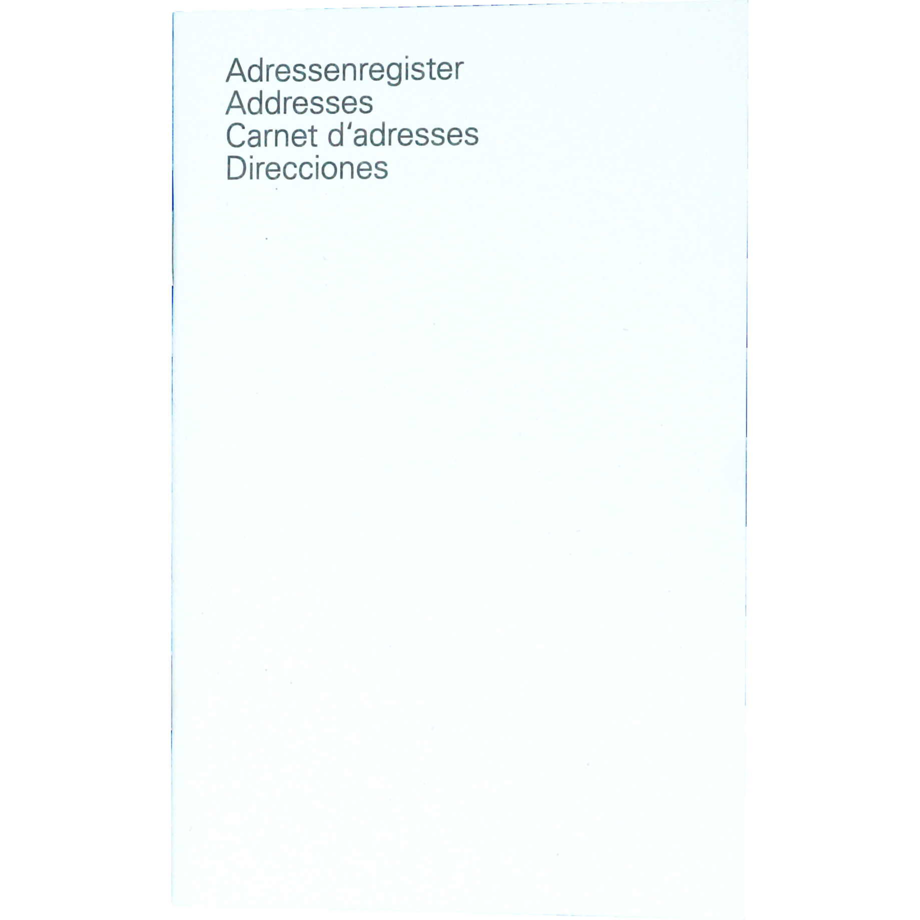 Adressregister K187