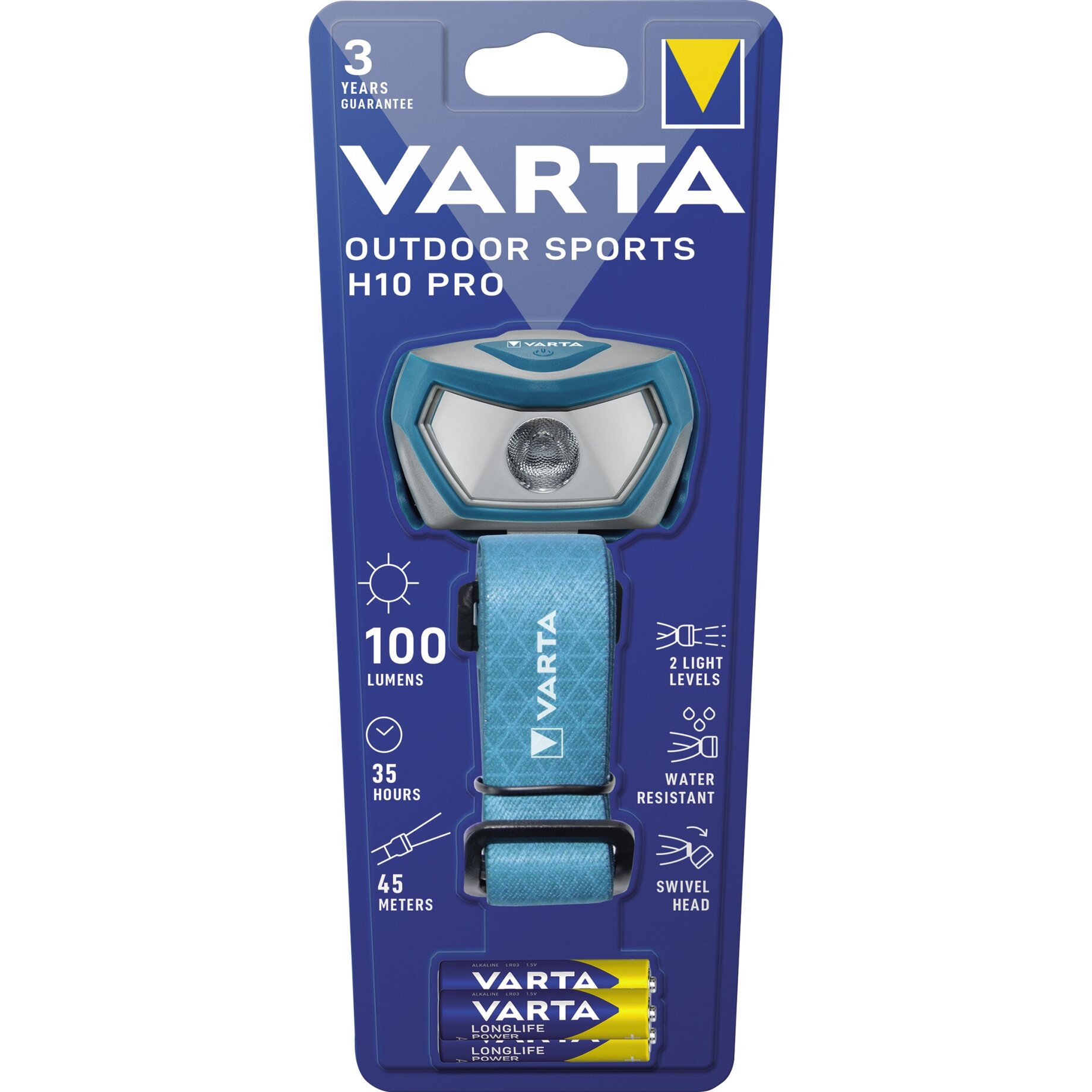Varta Stirnlampe Outdoor Sports H10 Pro LED