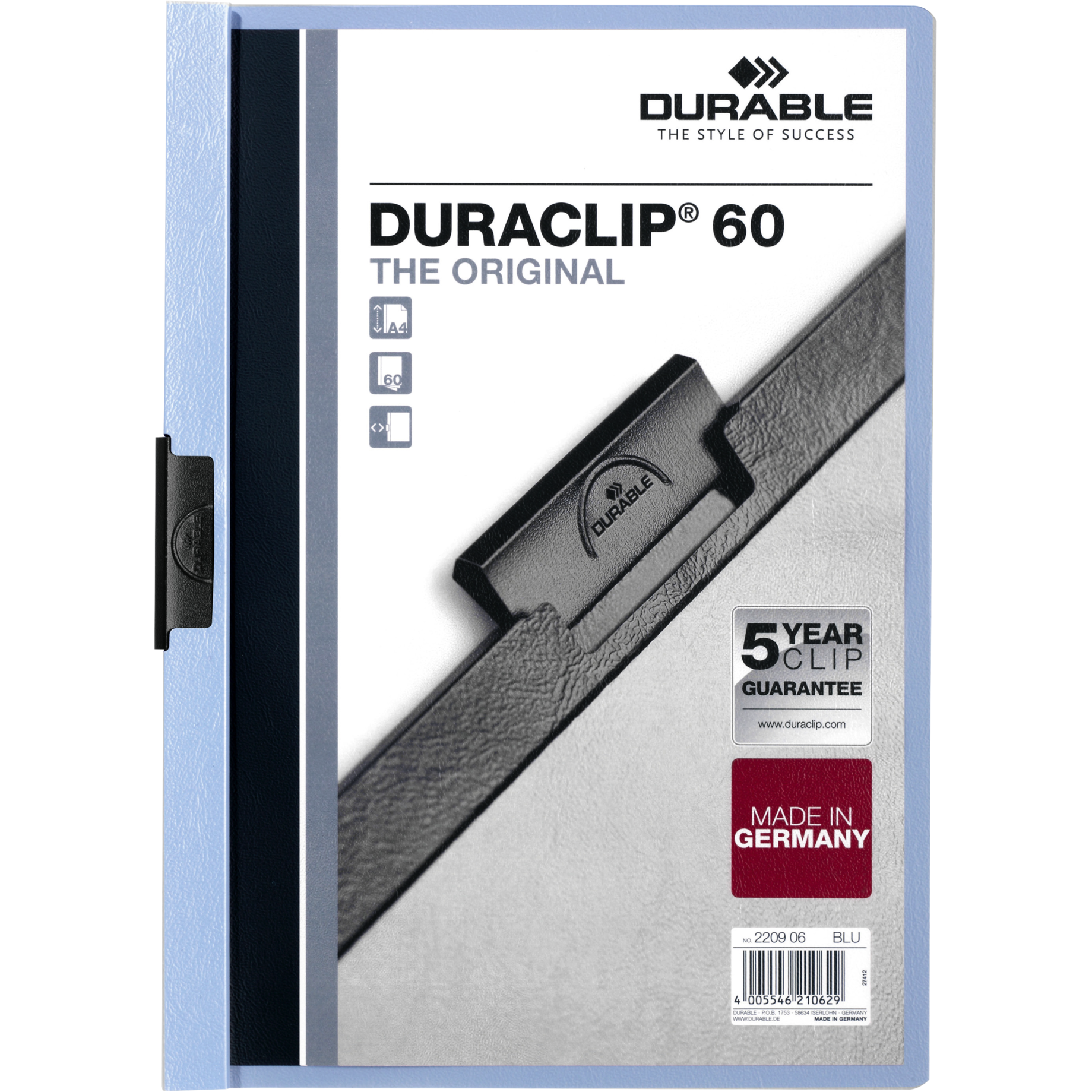 Klemm-Mappe DURACLIP® 60