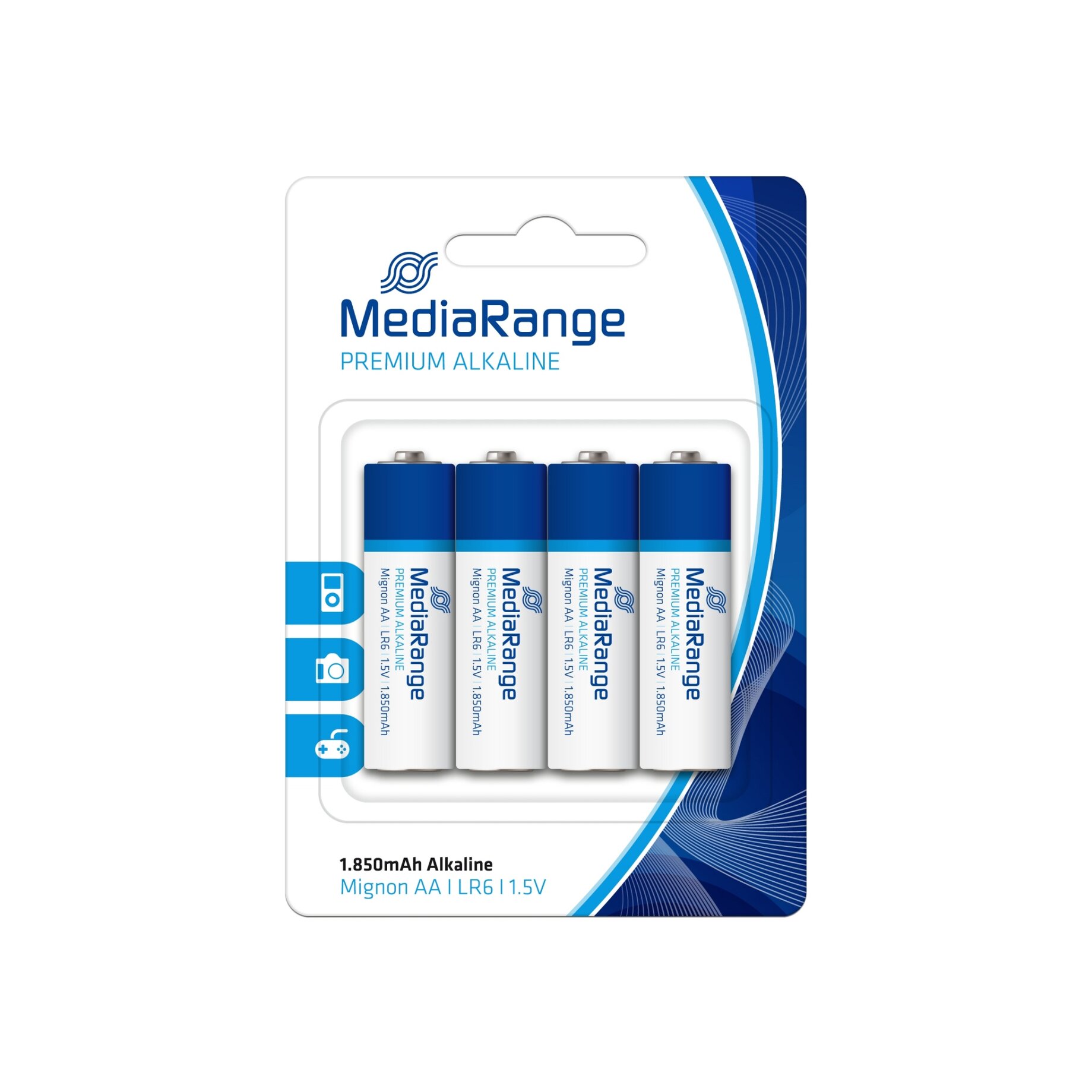 MediaRange Batterie Mignon AA LR6 1,5V 4St