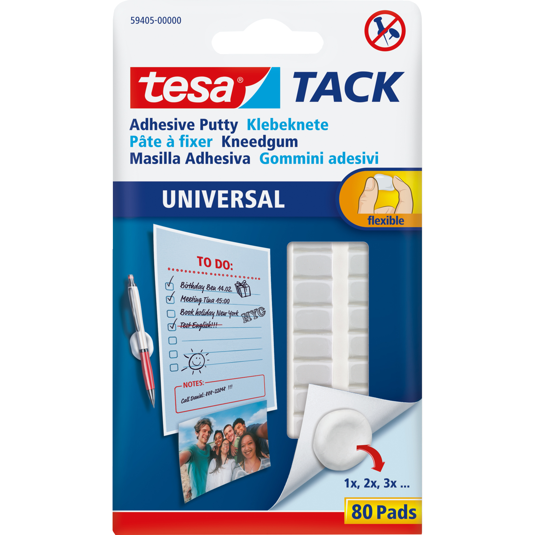 Klebepads, Klebeklemme, Universal, Klebeblatt, Pads
