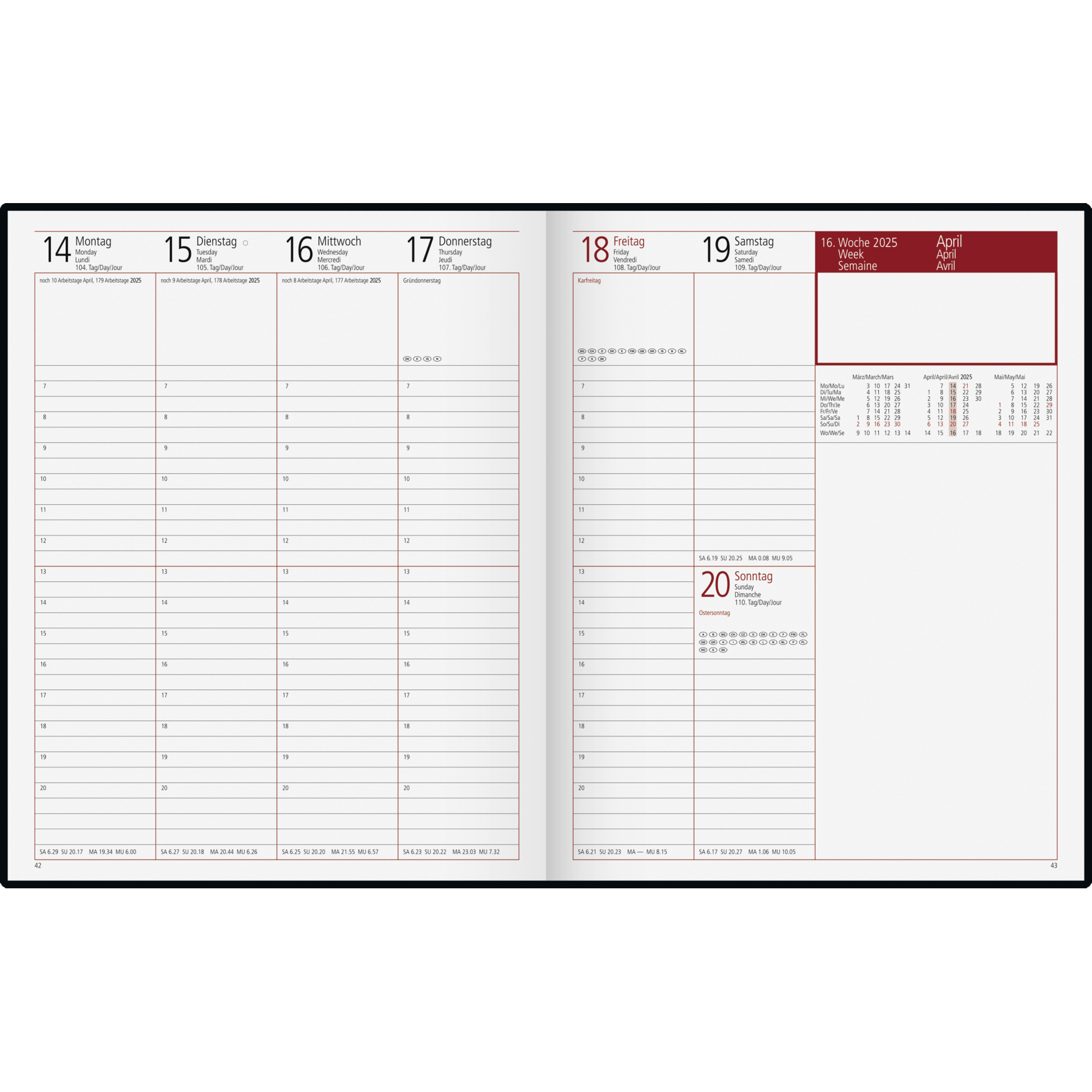 Buchkalender