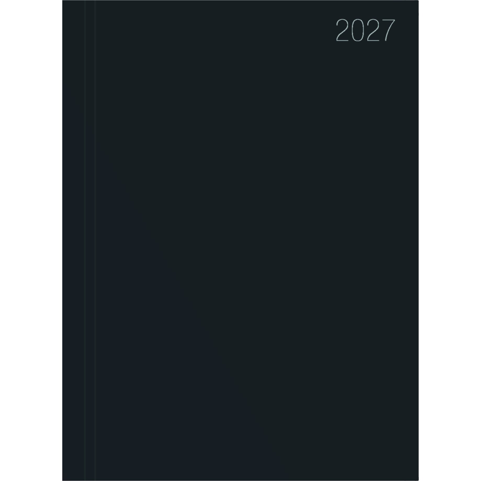 notebook, planer, 2027, dunkel, cover
