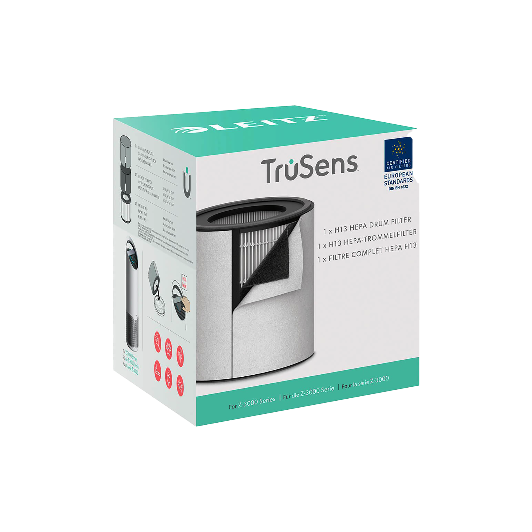 Ersatzfilter 3-In-1 H13 HEPA für TruSens Z-3000
