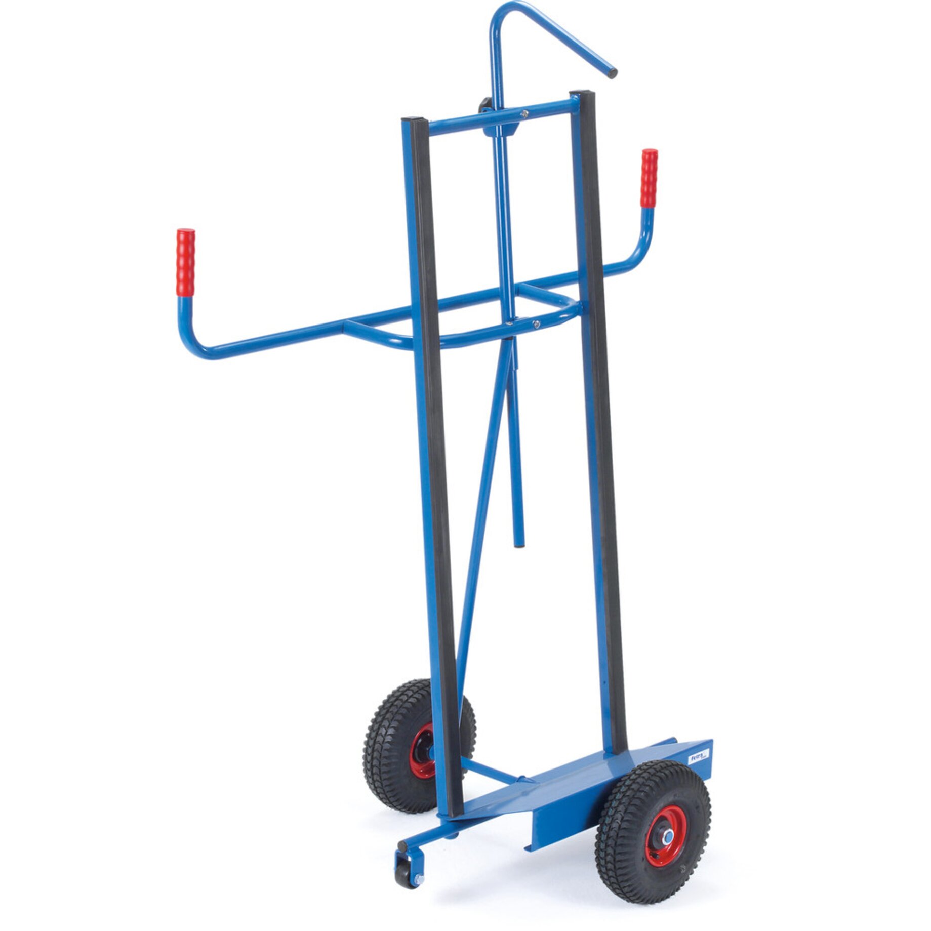 Material: steel, Color: blue, Hand truck, Two-wheeled dolly, Upright cart