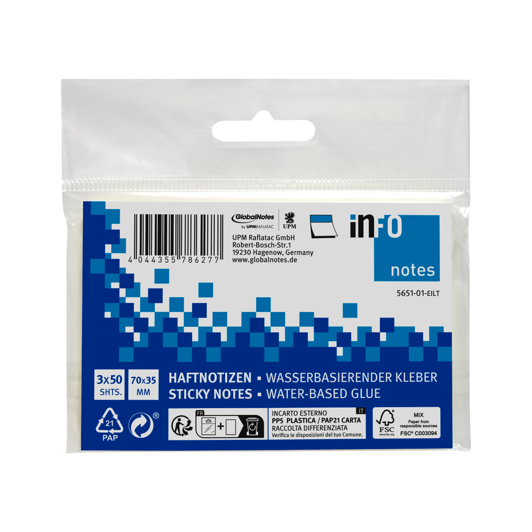 Haftnotiz Print Inform