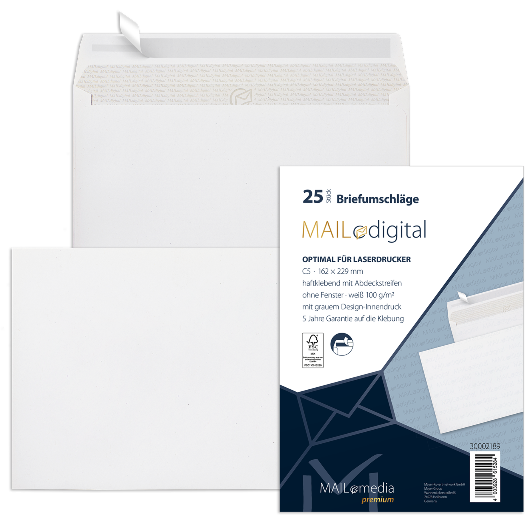 Briefumschlag MAILdigital DIN C5