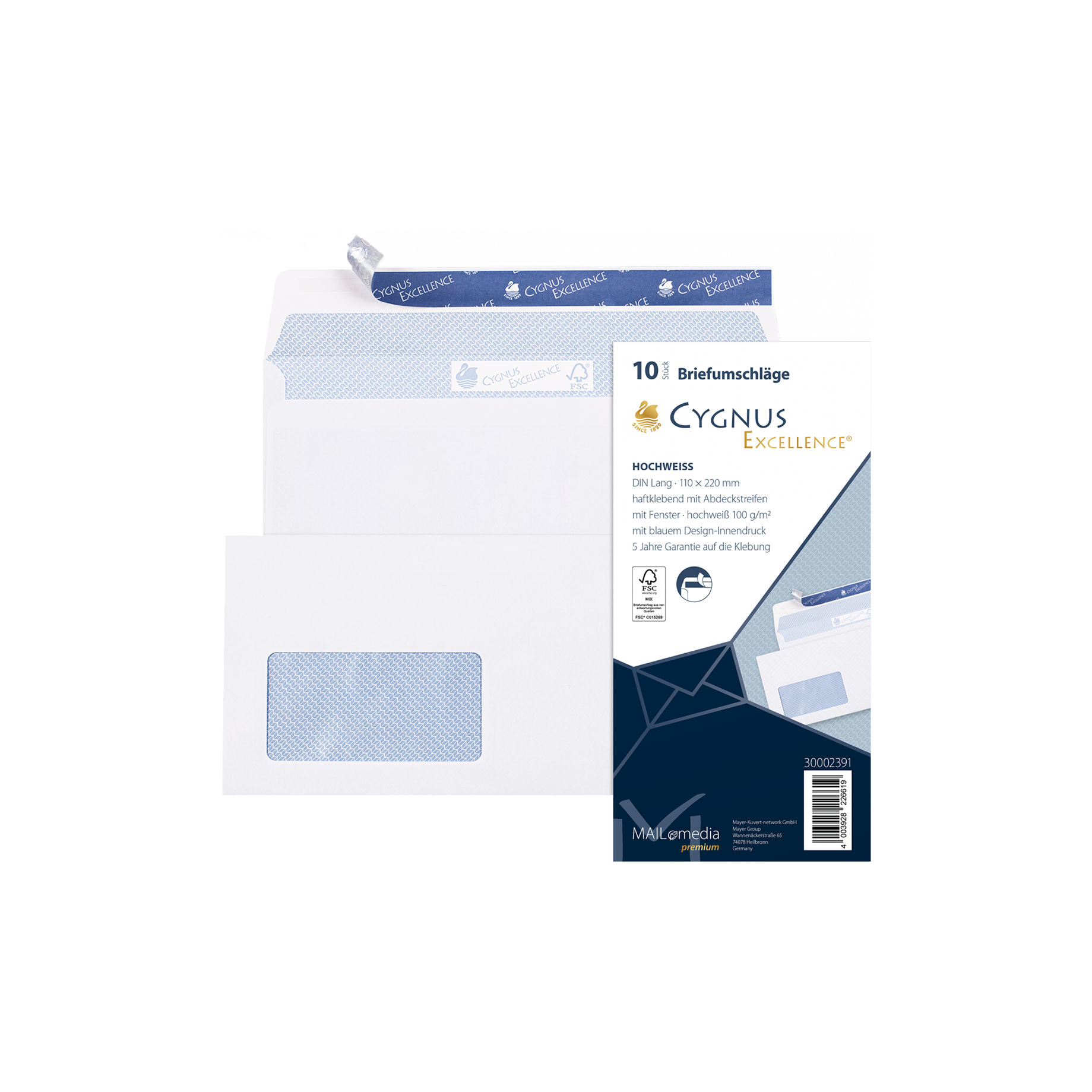Briefumschlag CYGNUS EXCELLENCE® Kleinpackung