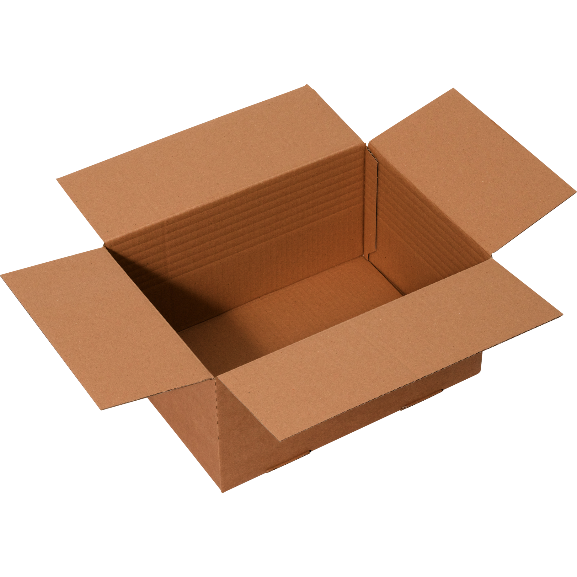 Aufrichtkarton mit Zusatzrillung
