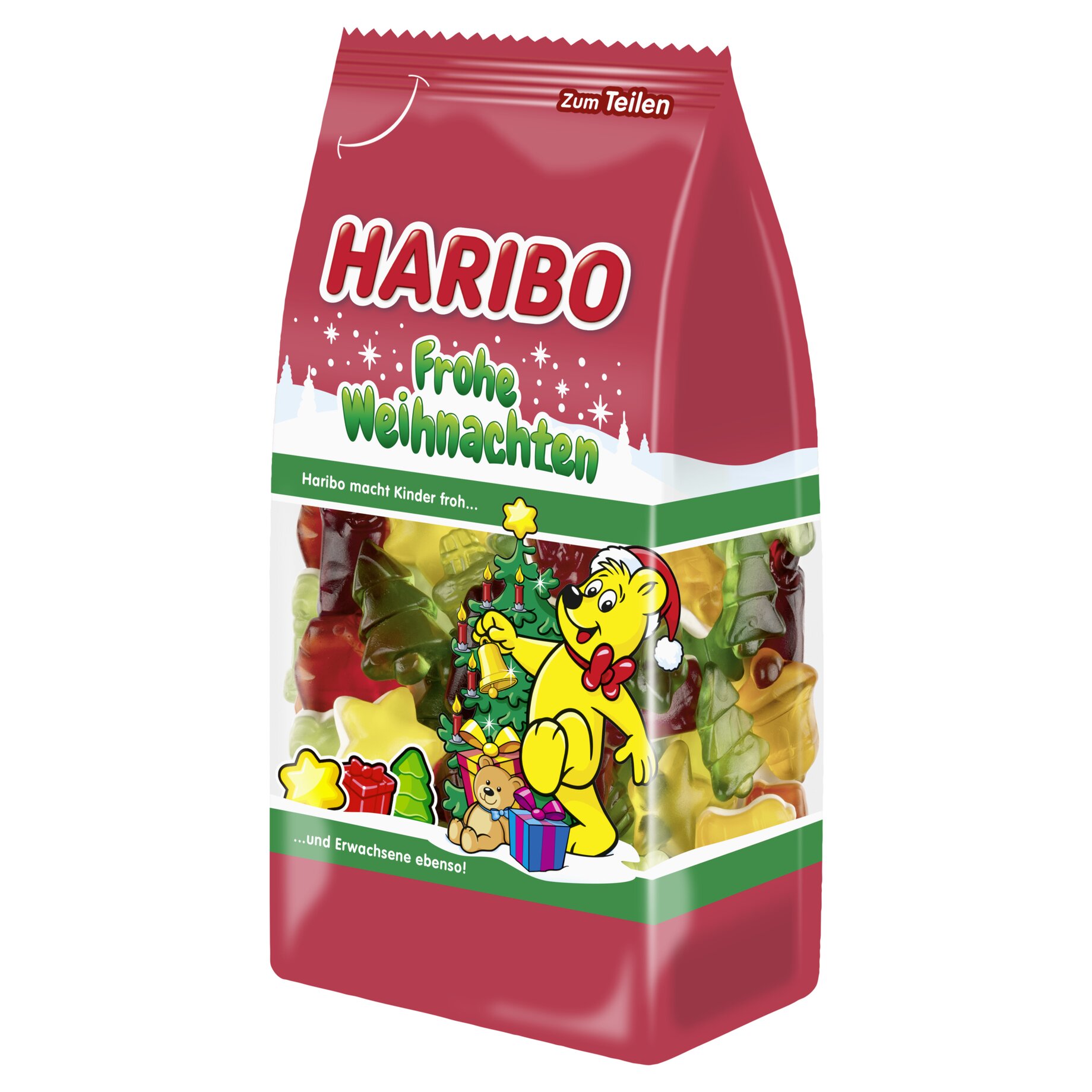 Haribo Fruchtgummi Frohe Weihnachten 300g