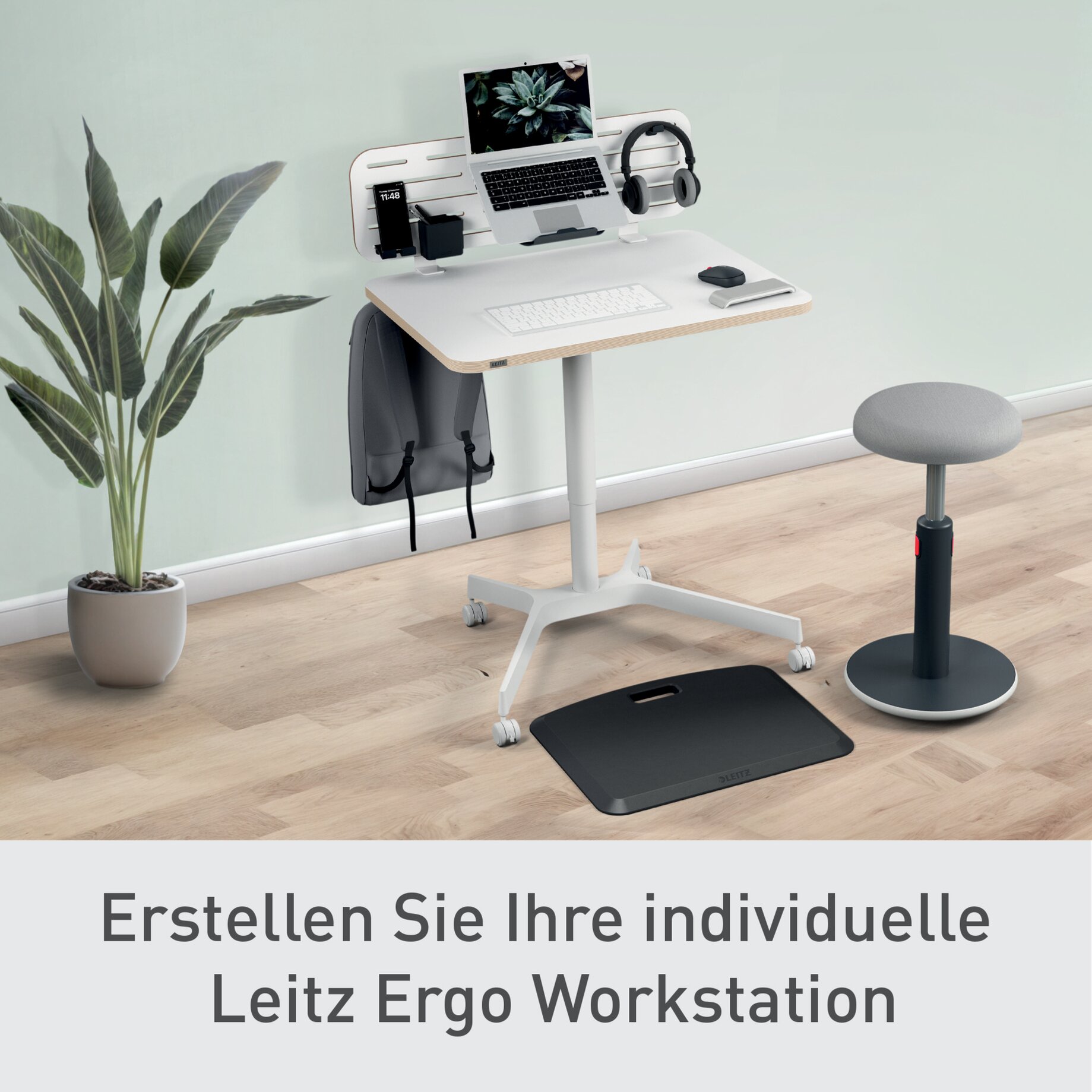 Moebel, Tabelle, Schreibtisch, Computer-Tastatur, Pflanze