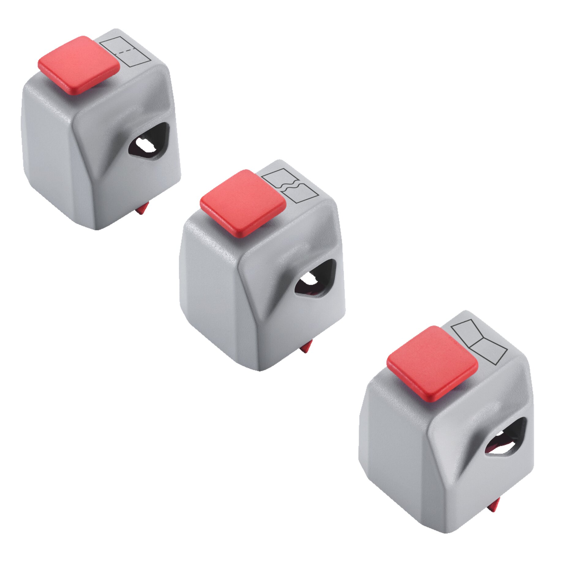 Schalter, Taster, Mini-Schalter, Elektrisch, Grauer Schalter