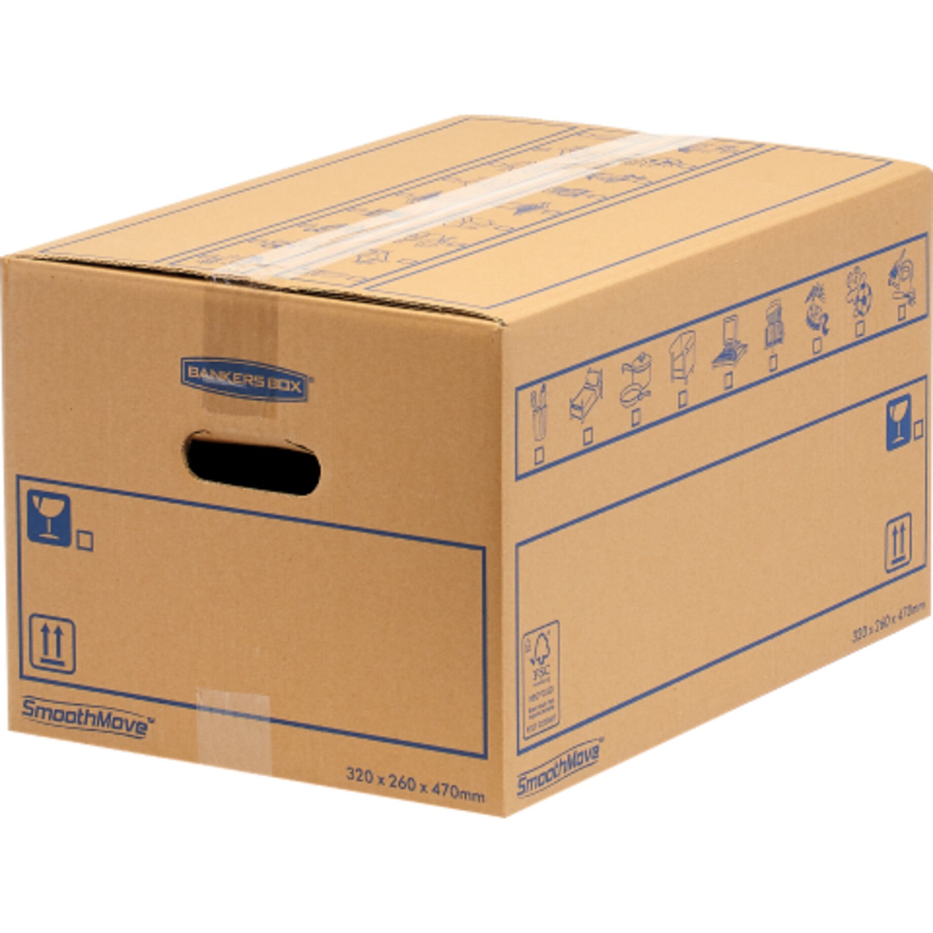 Kiste, Karton, Lieferung des Pakets, Person