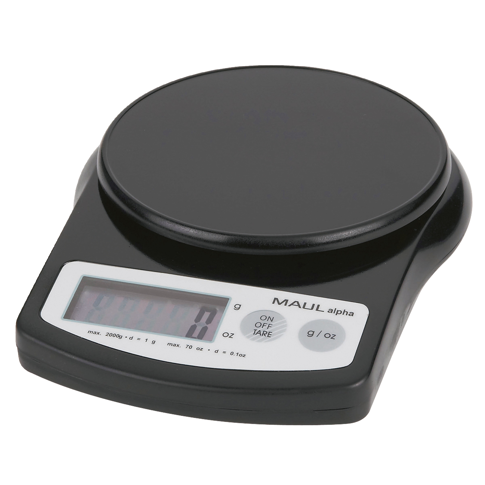 Küchenwaage, digitale Waage, Tragkraft 2000g, dosierbare Waage, Küchenzubehör