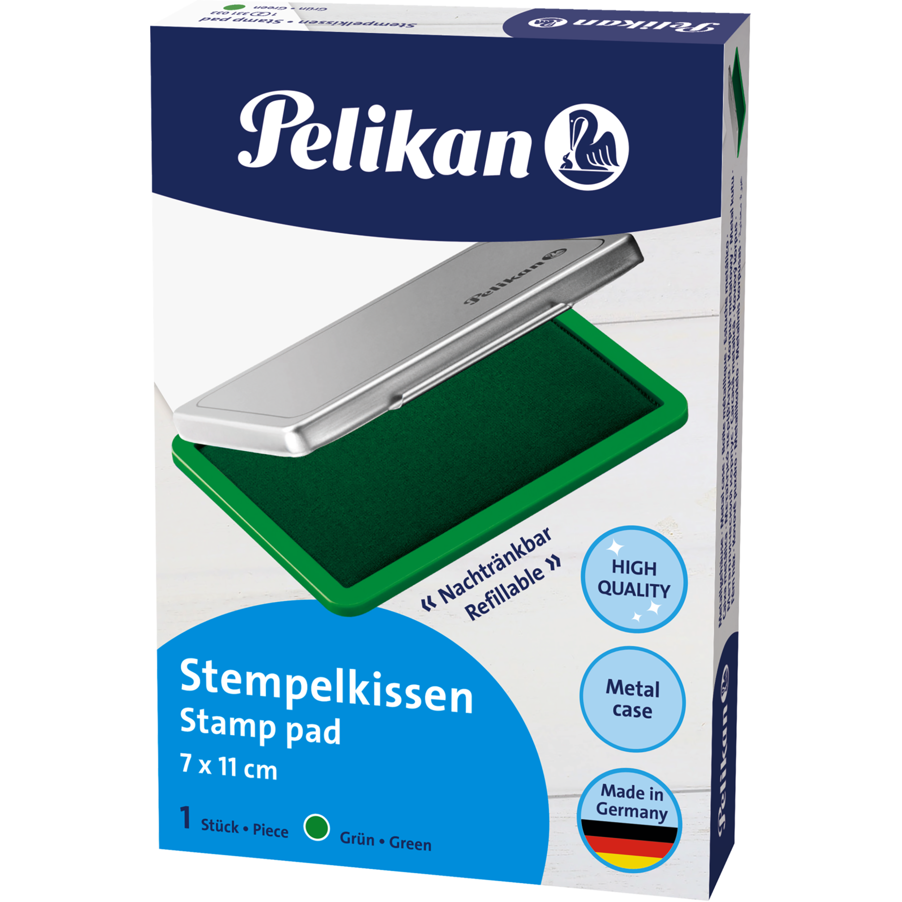 Metall-Stempelkissen getränkt