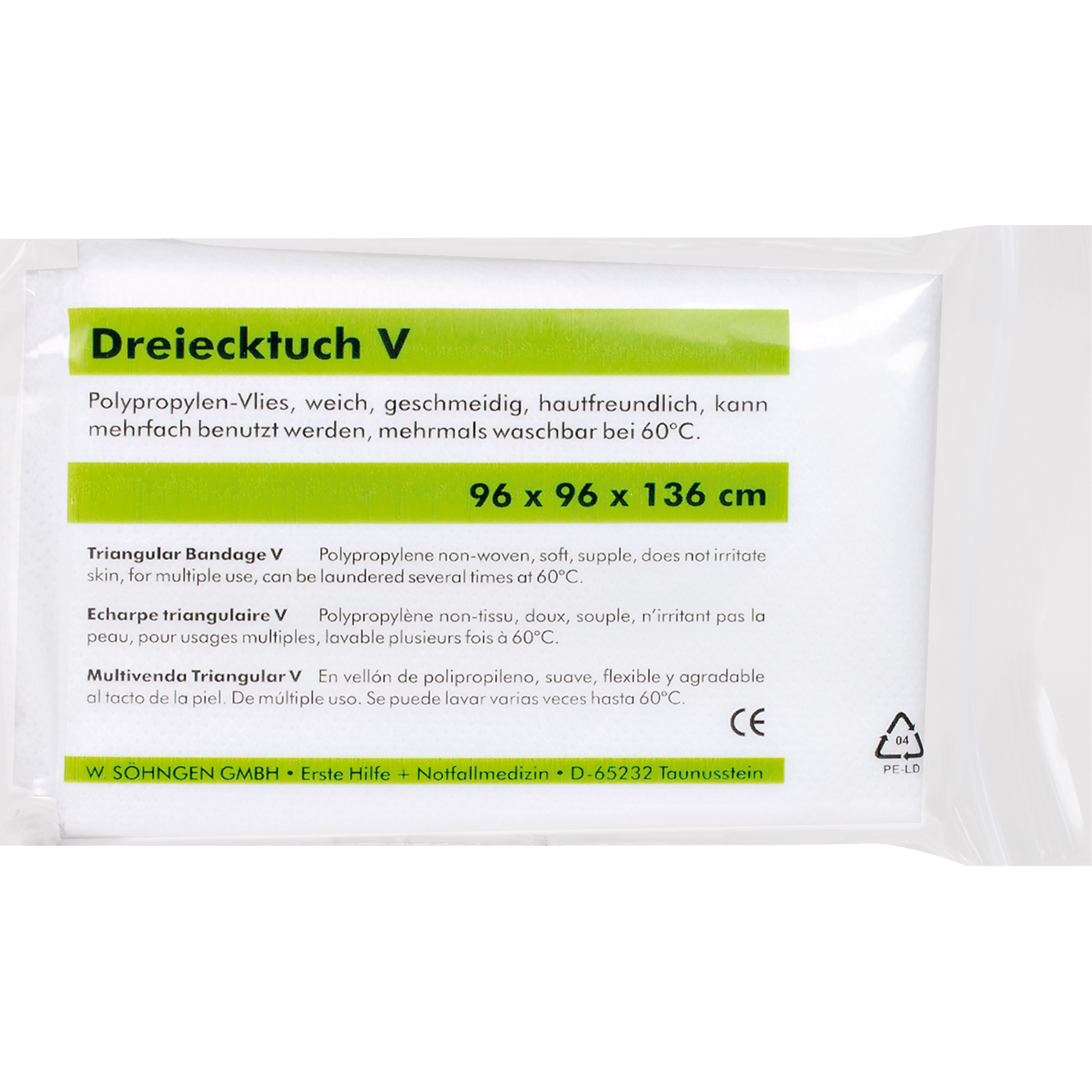 Söhngen Dreiecktuch V weiß