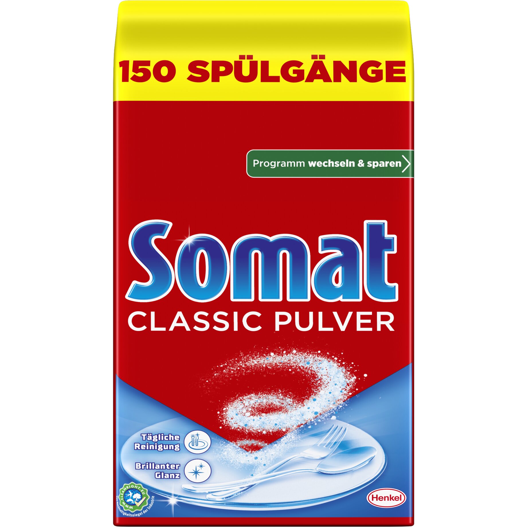 Pulver, Spülmittel, Geschirrspüler, Klassisch, bleichfrei