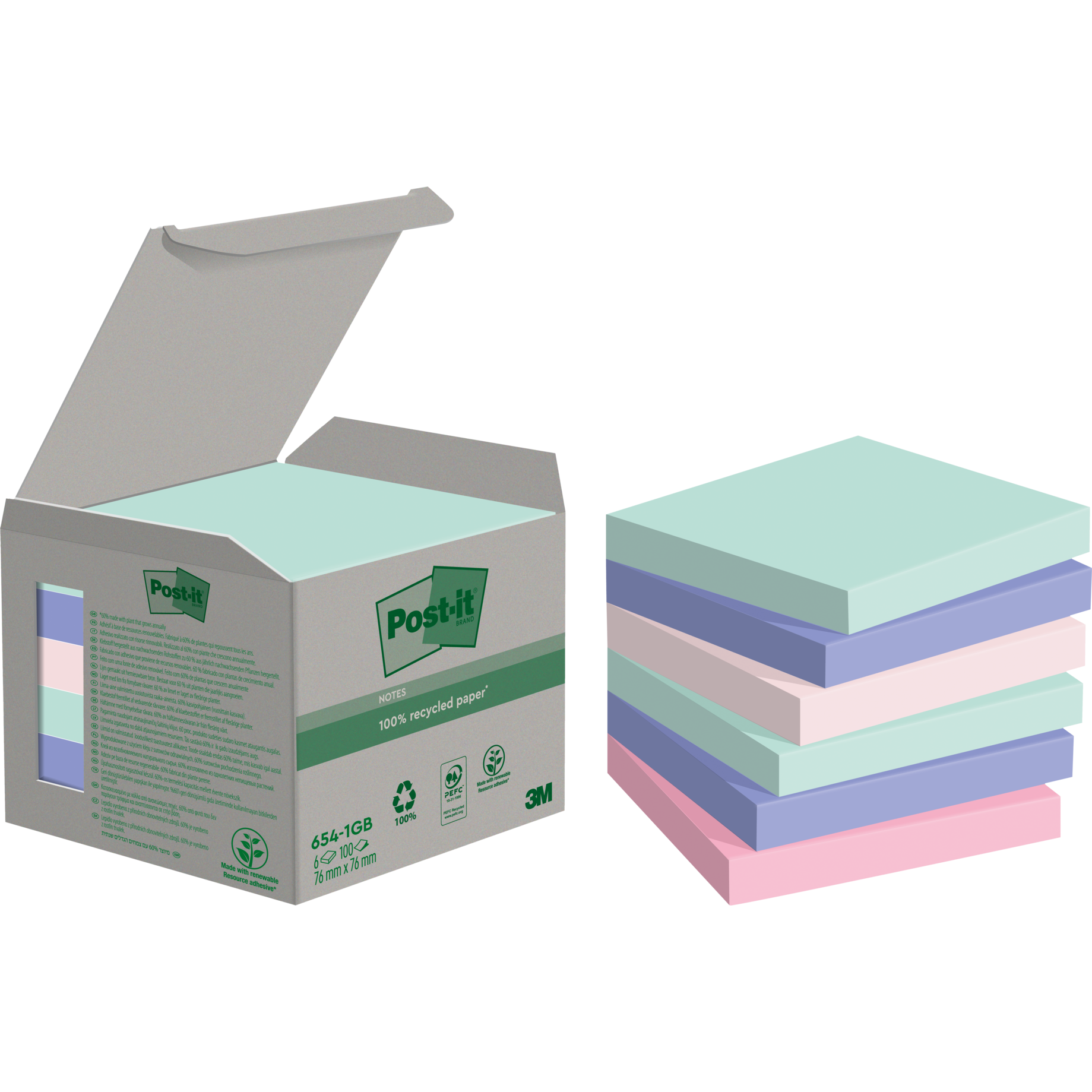 Recycling Notes, pastell