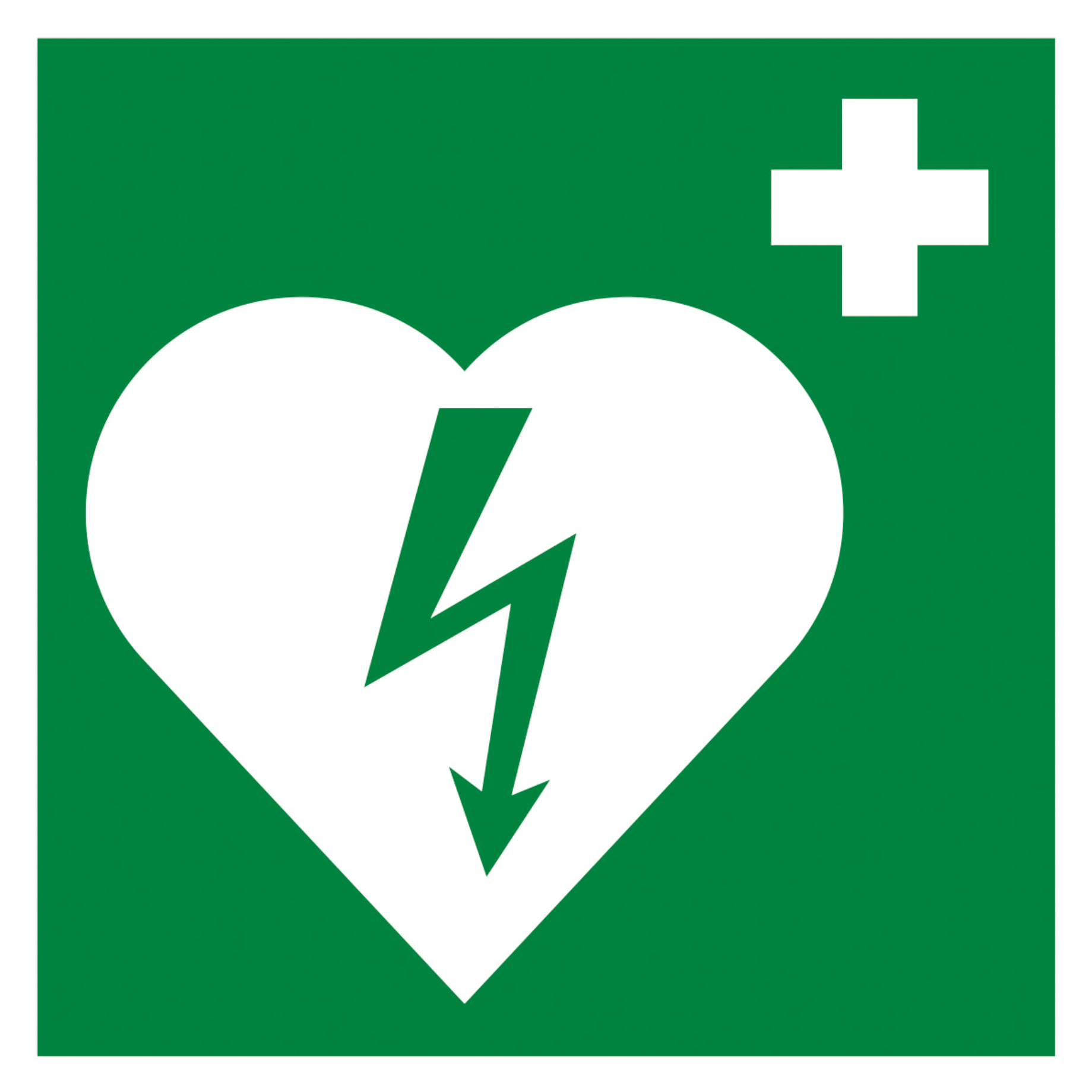 Selbstklebendes Hinweisschild Rettung/Evakuierung
