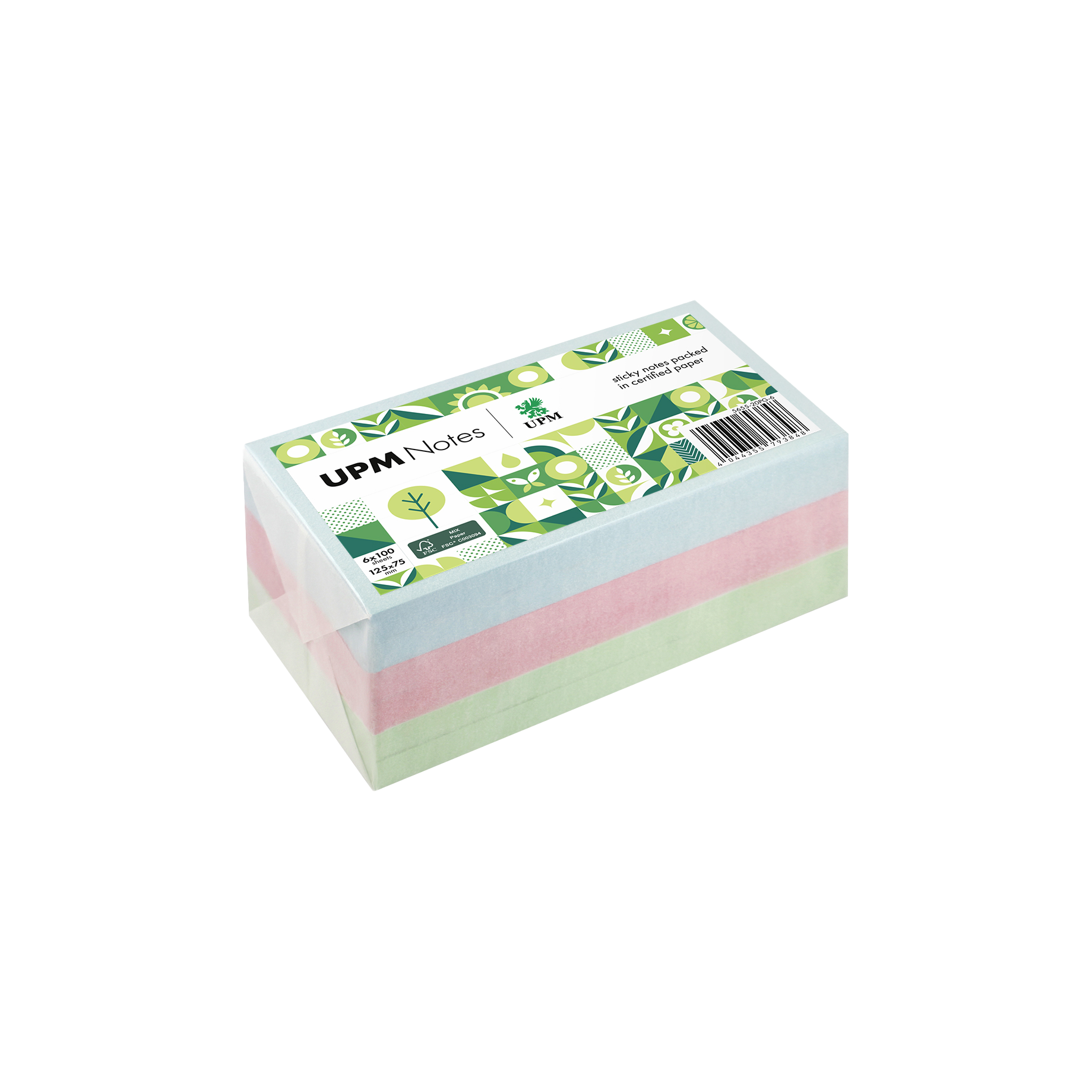 Haftnotiz Pastell-Mix