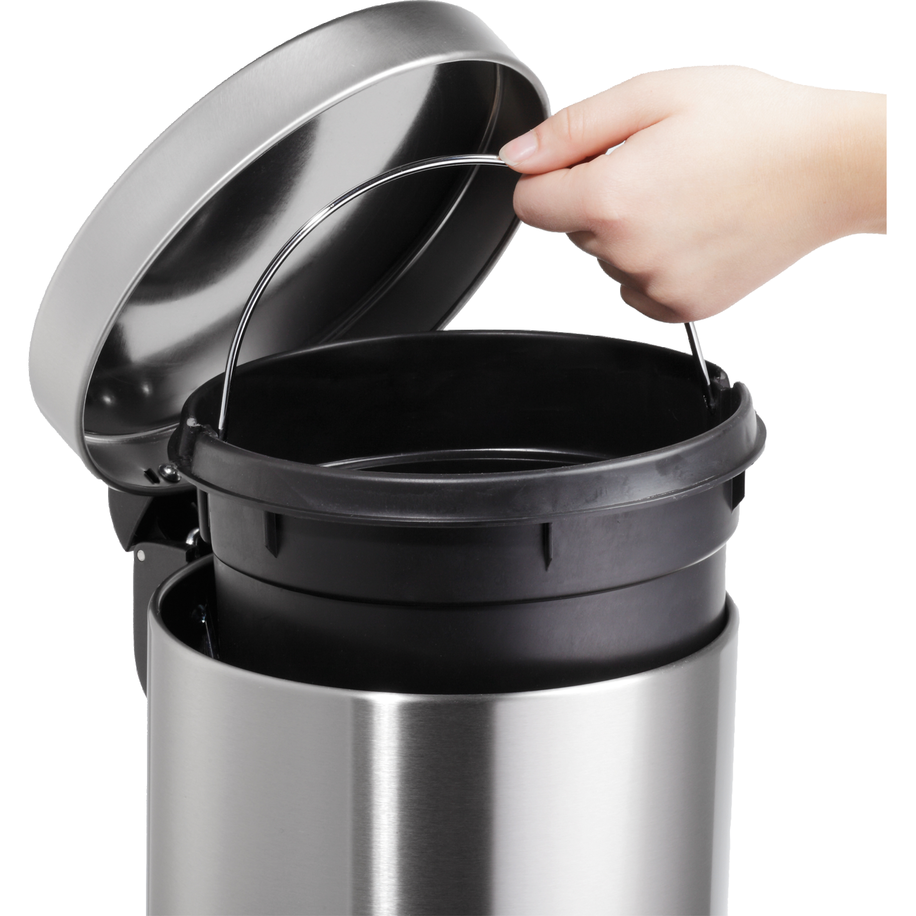 helit Tretabfalleimer Design Classic 12l Edelstahl