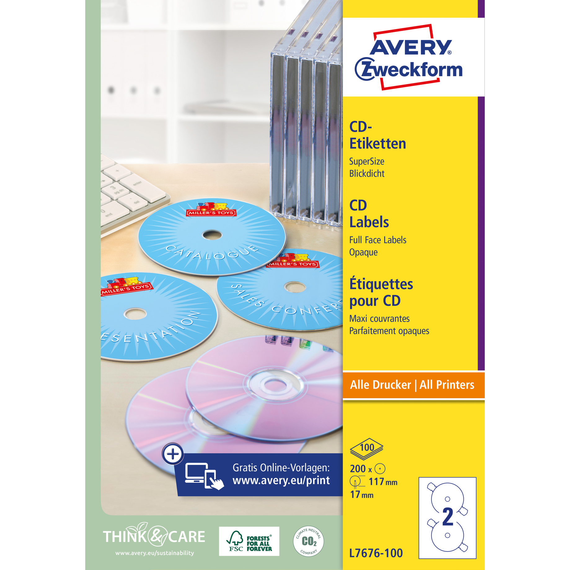 CD Etiketten SuperSize