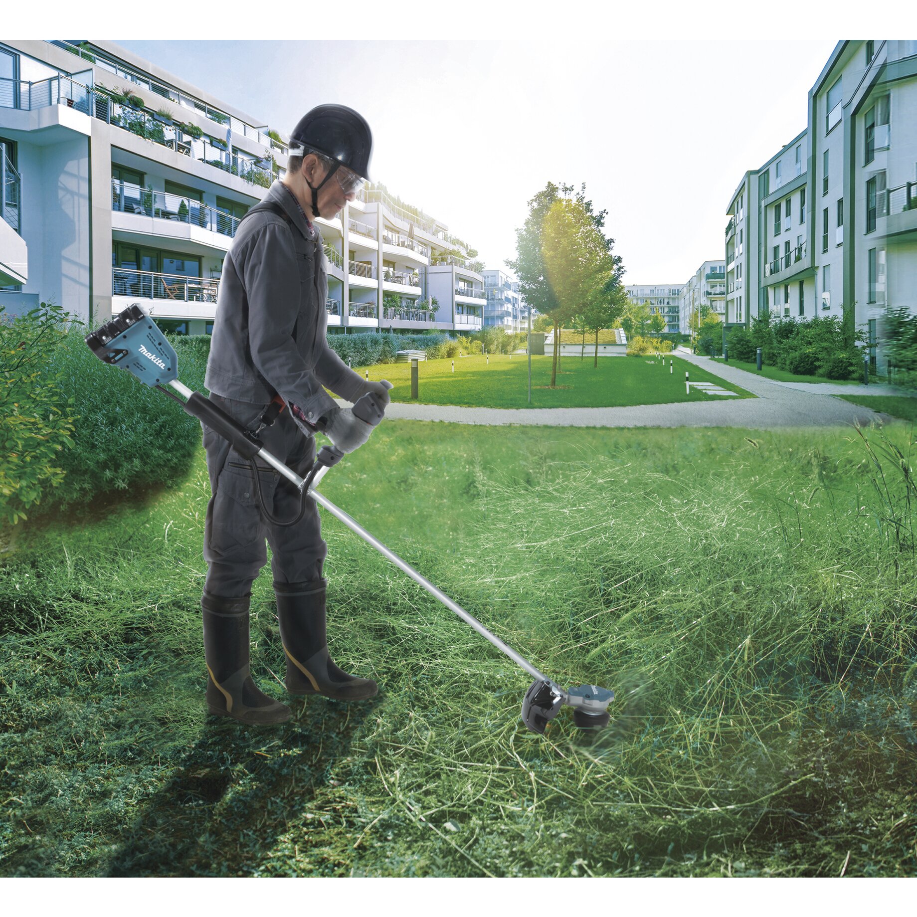 Gras, Rasen, Gerät, Rasenmäher, Rasen mähen