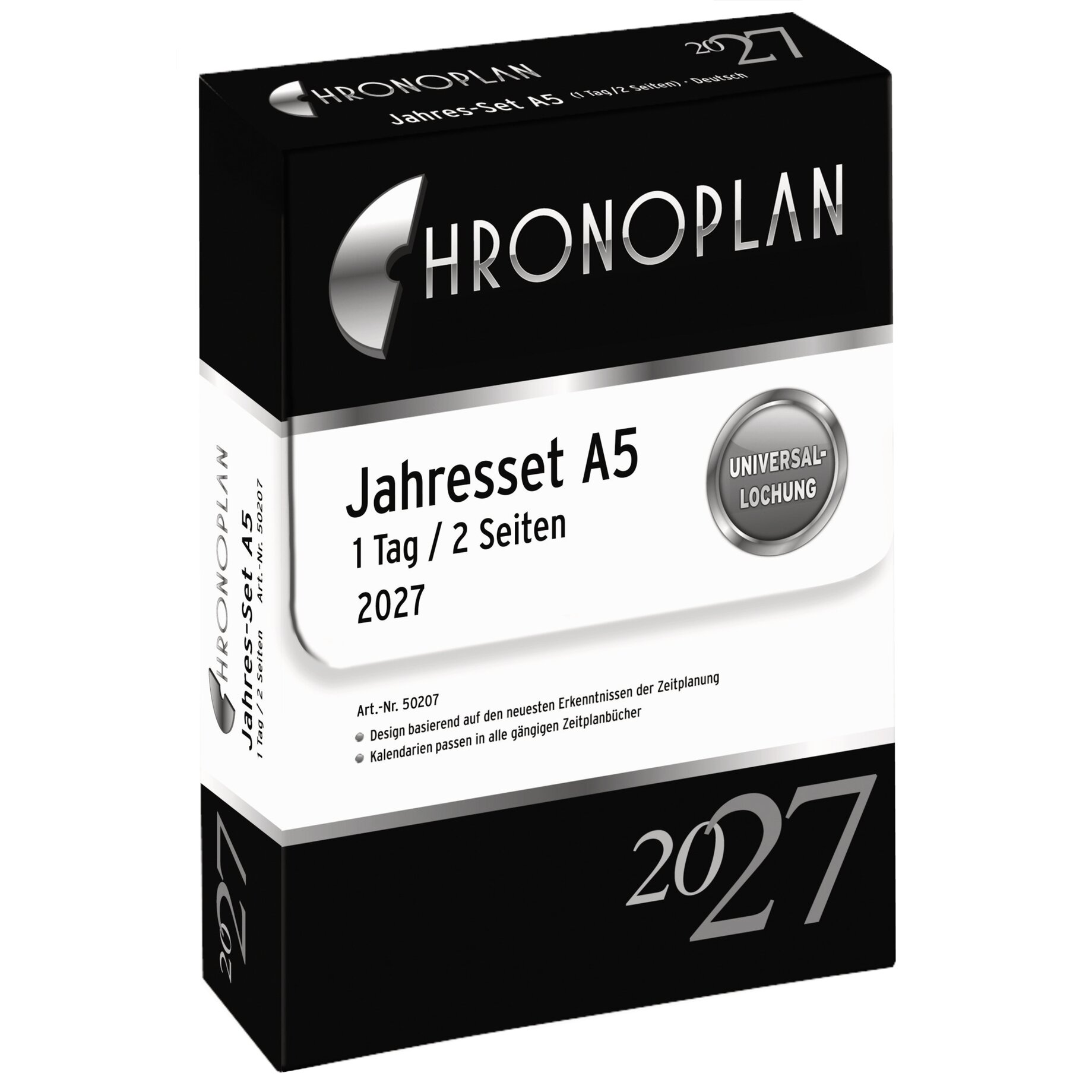 Jahresset, Kalender, A5, Jahresplaner, Universallochung