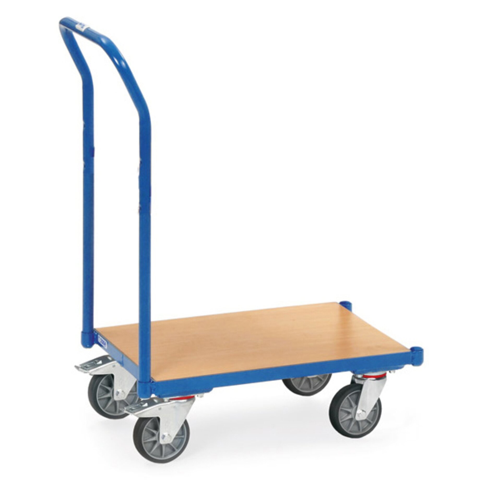 Lastenwagen, Rolling platform, Stahlrahmen, Holzplatte, 4 Räder, Transportwagen, Gepäckwagen, Rollwagen, Holzplattform, 4-Rad-Transportwagen