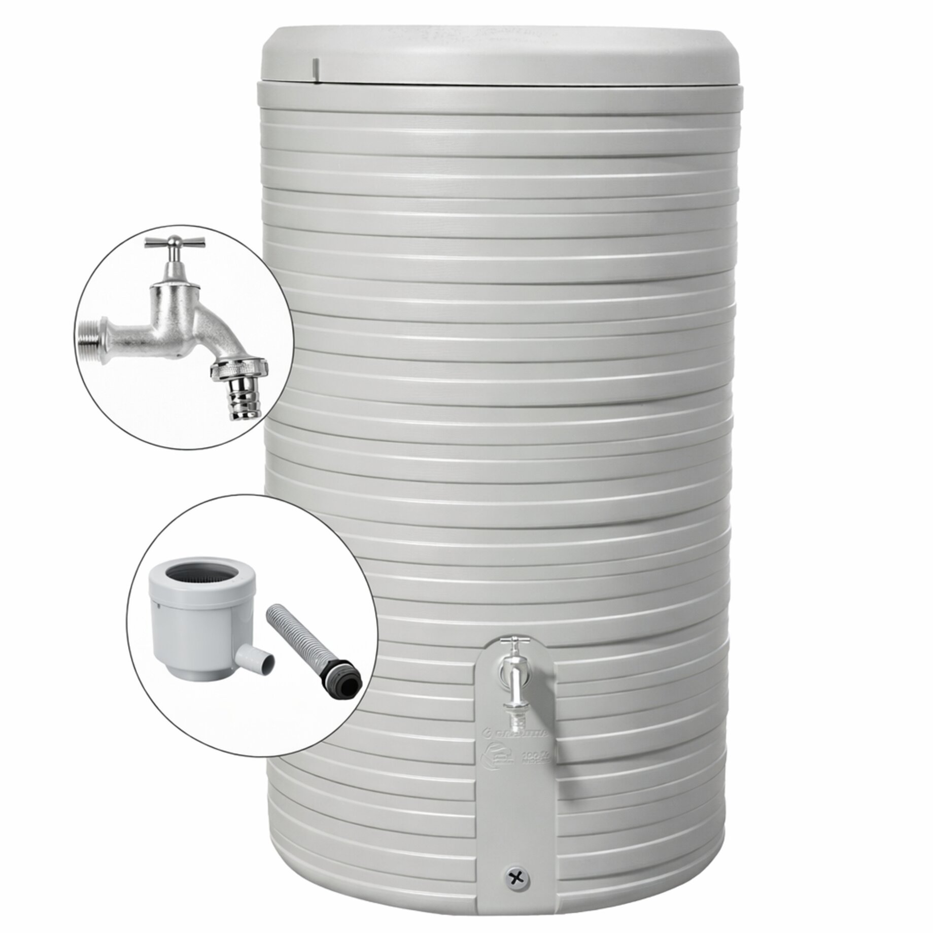 Tanksystem, Treibsicherheit, Regenwasserbehälter, Zisterne, Fassungsbehälter