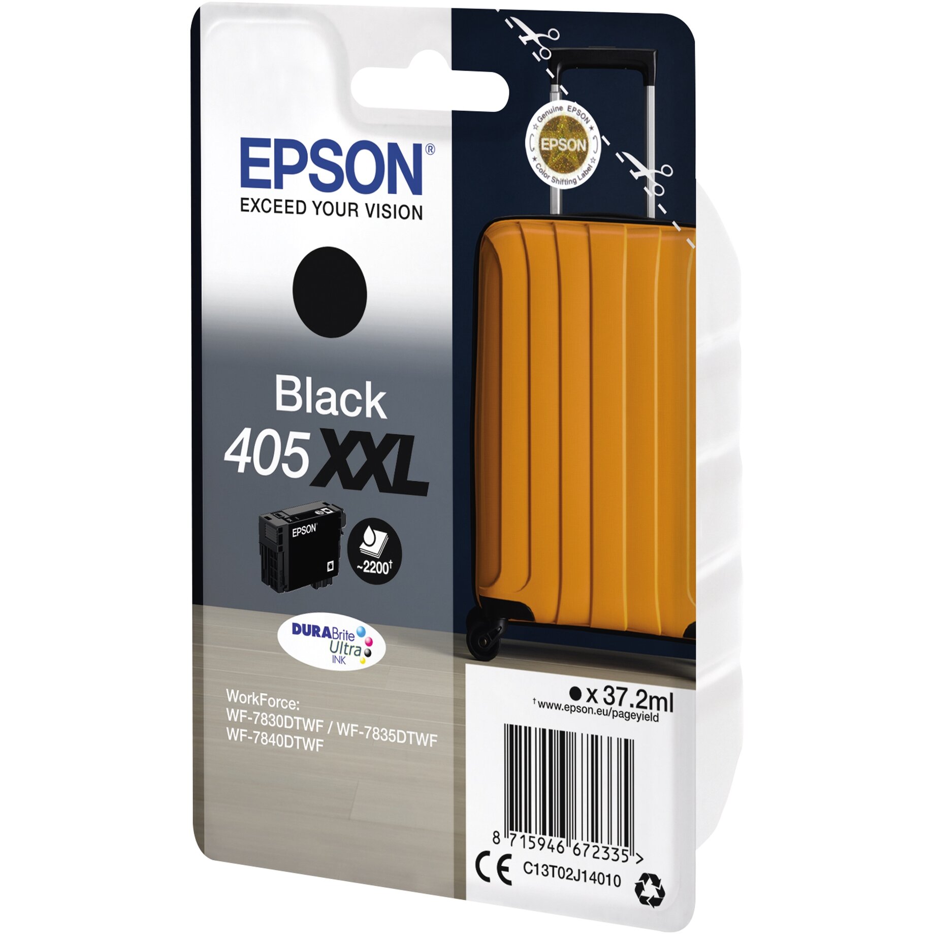 Epson Tintenpatrone 405XXL 37,2ml 2.200S sw