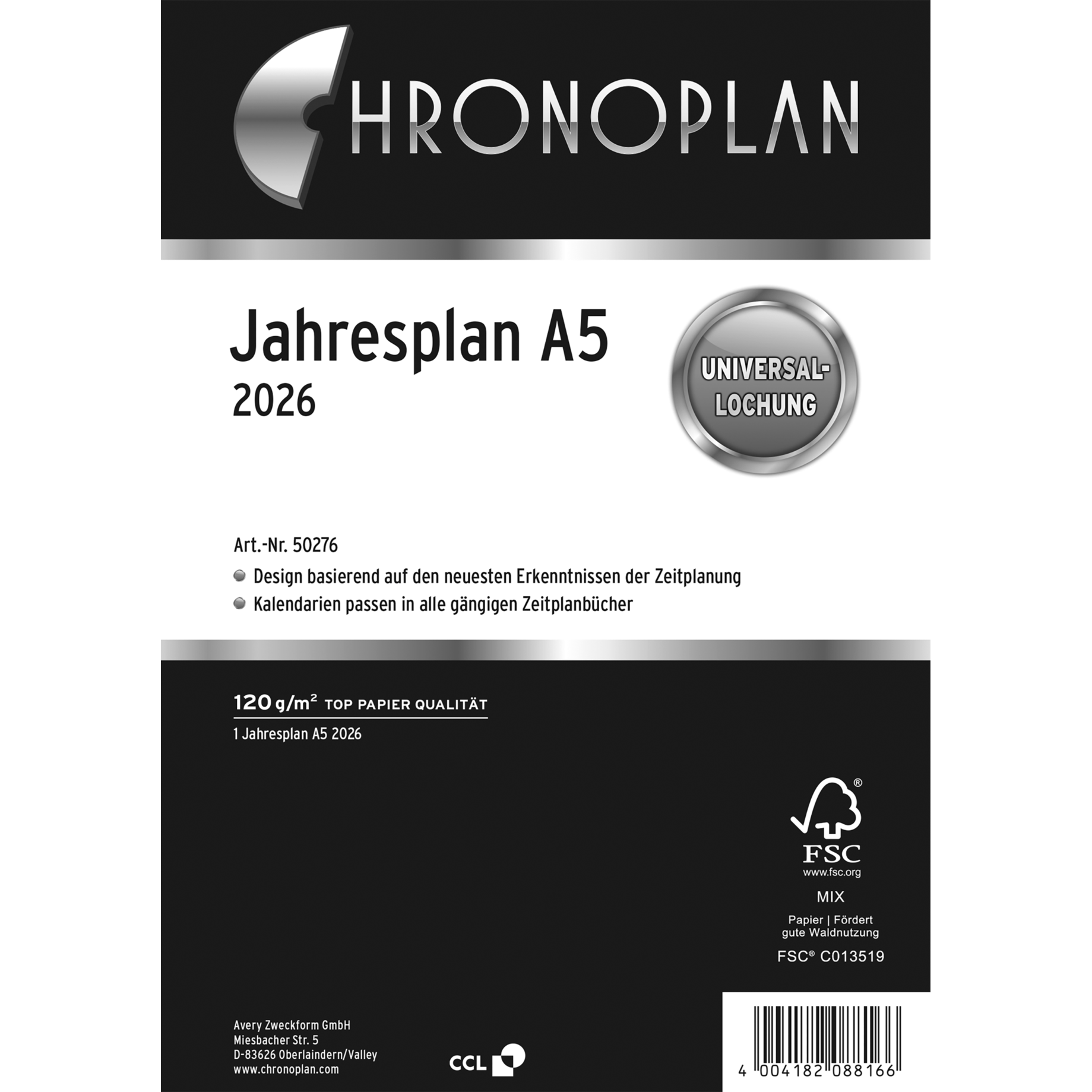 Kalendarium Jahresplan DIN A5