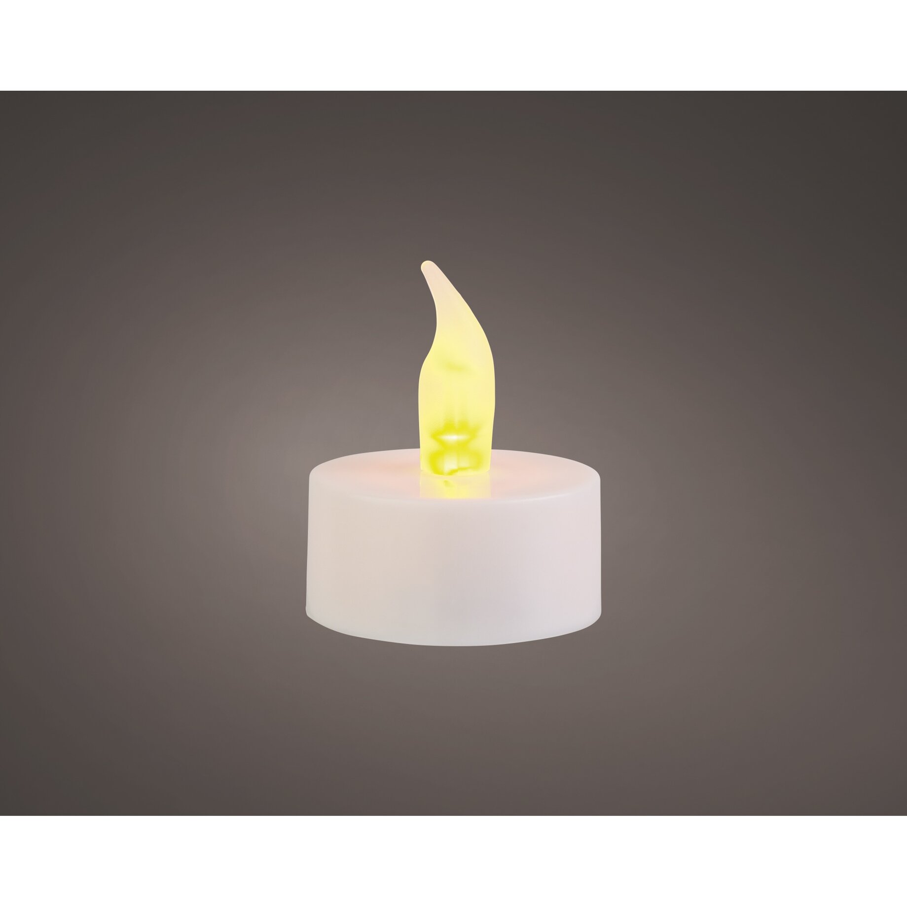 Lumineo Teelicht LED Plastik Indoor Batterie 6St ws