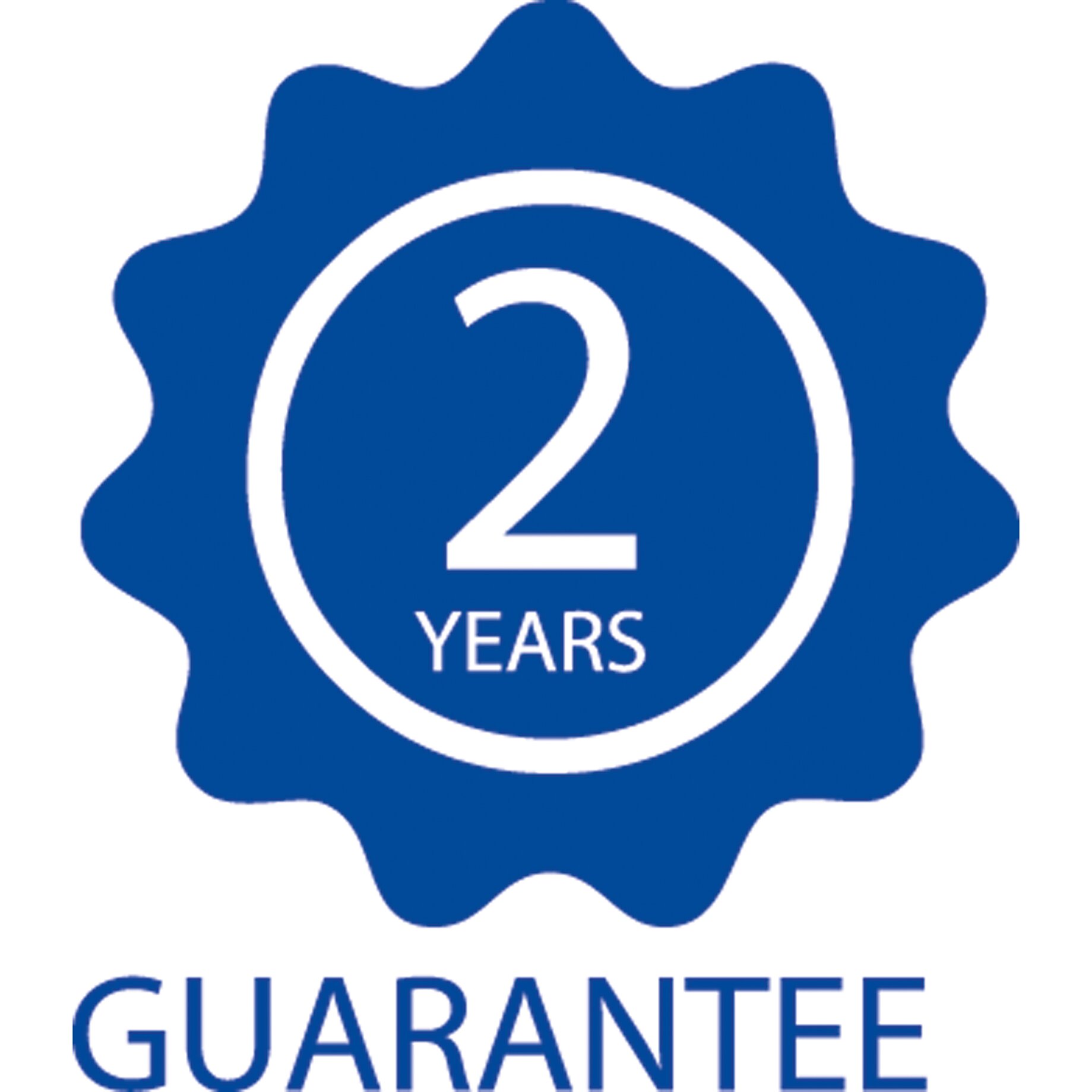 garantie, 2 jahre, badge, symbol, gelb