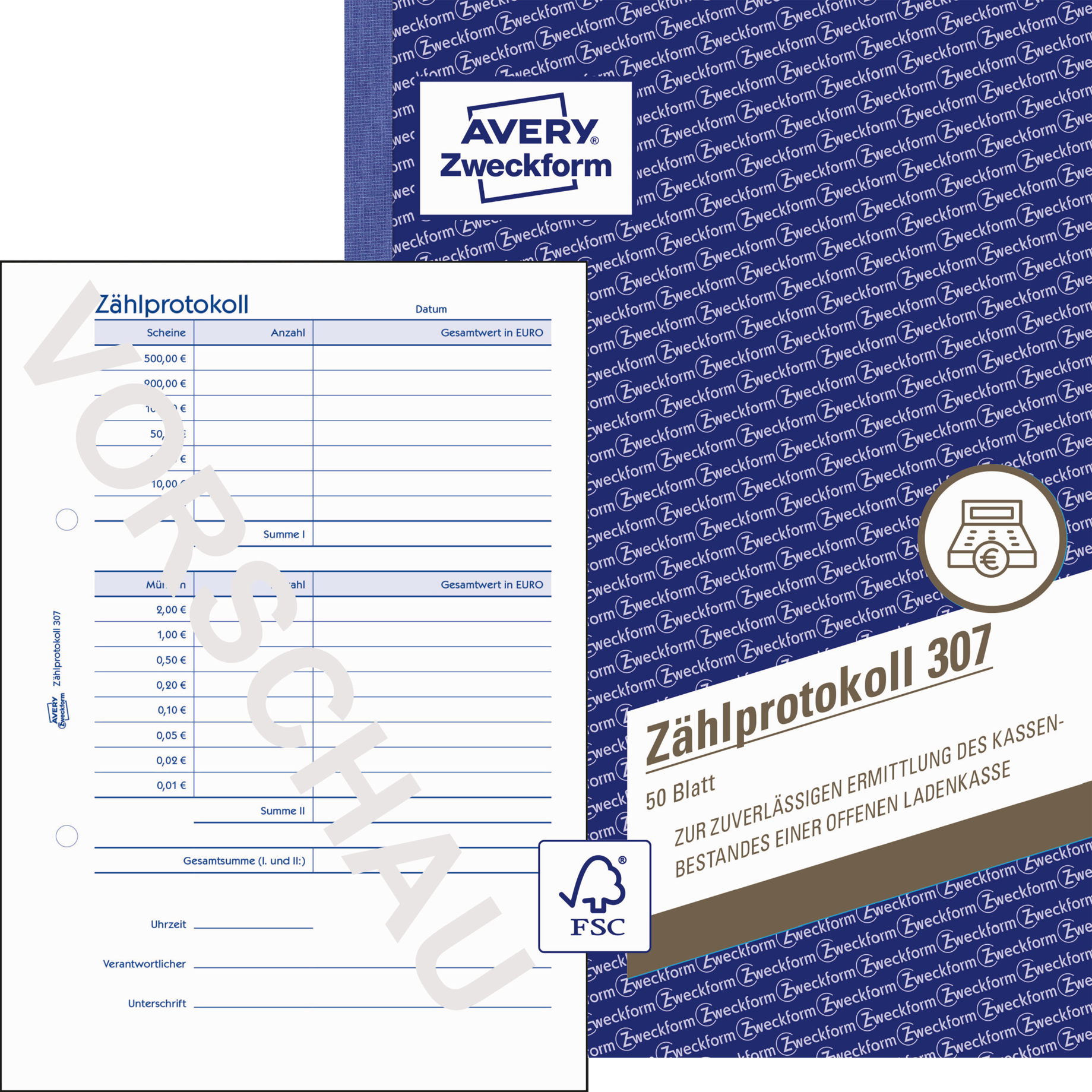 Zählprotokoll 307