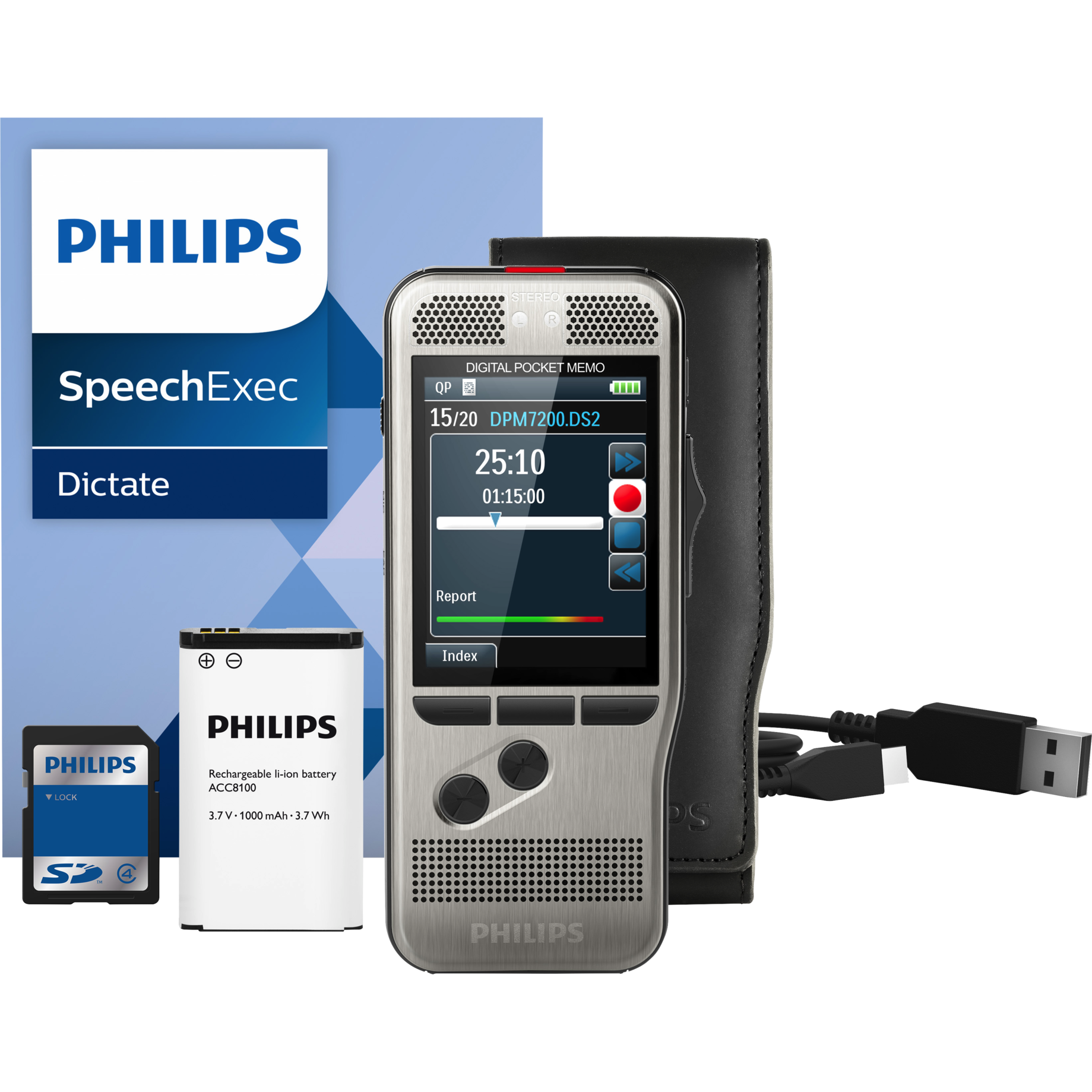Digitales Diktiergerät Pocket Memo® DPM7000