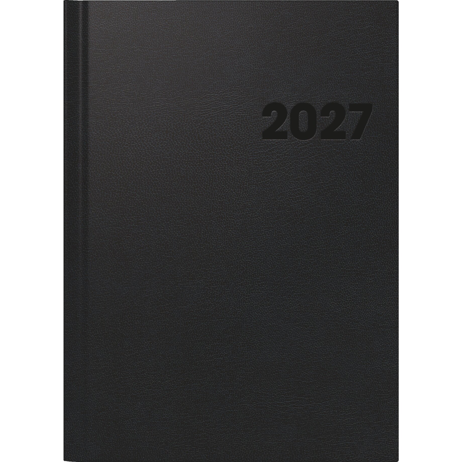Kalender, Jahreskalender, Schwarz, Hardcover, 2027
