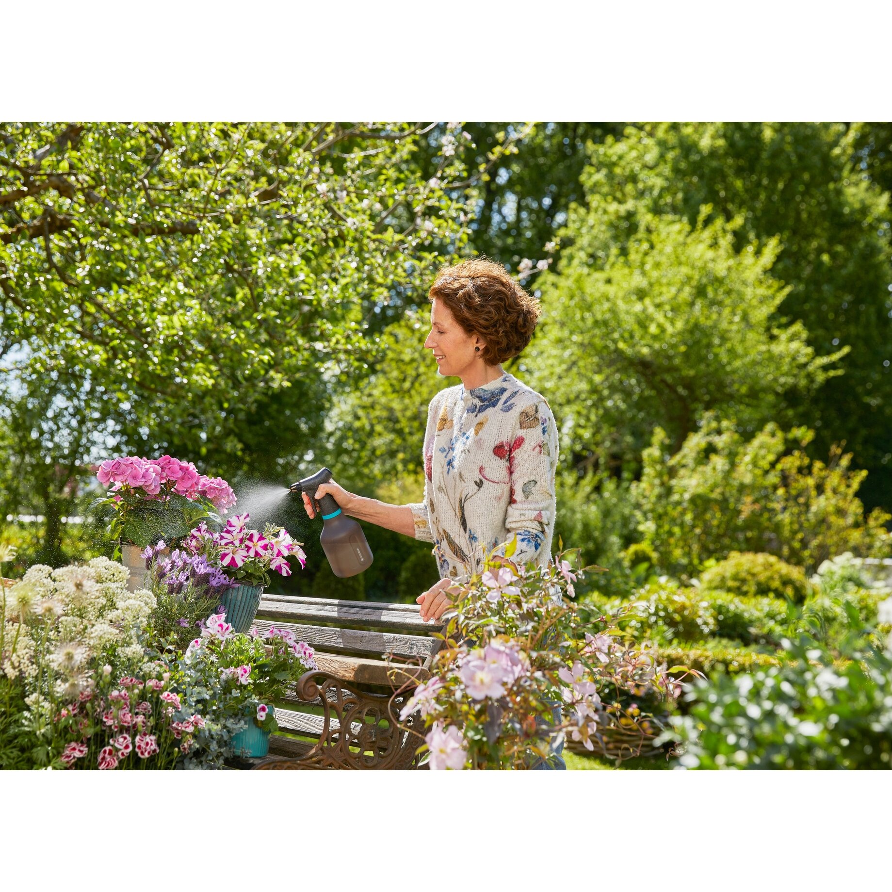 Garten, Natur, Draußen, Person