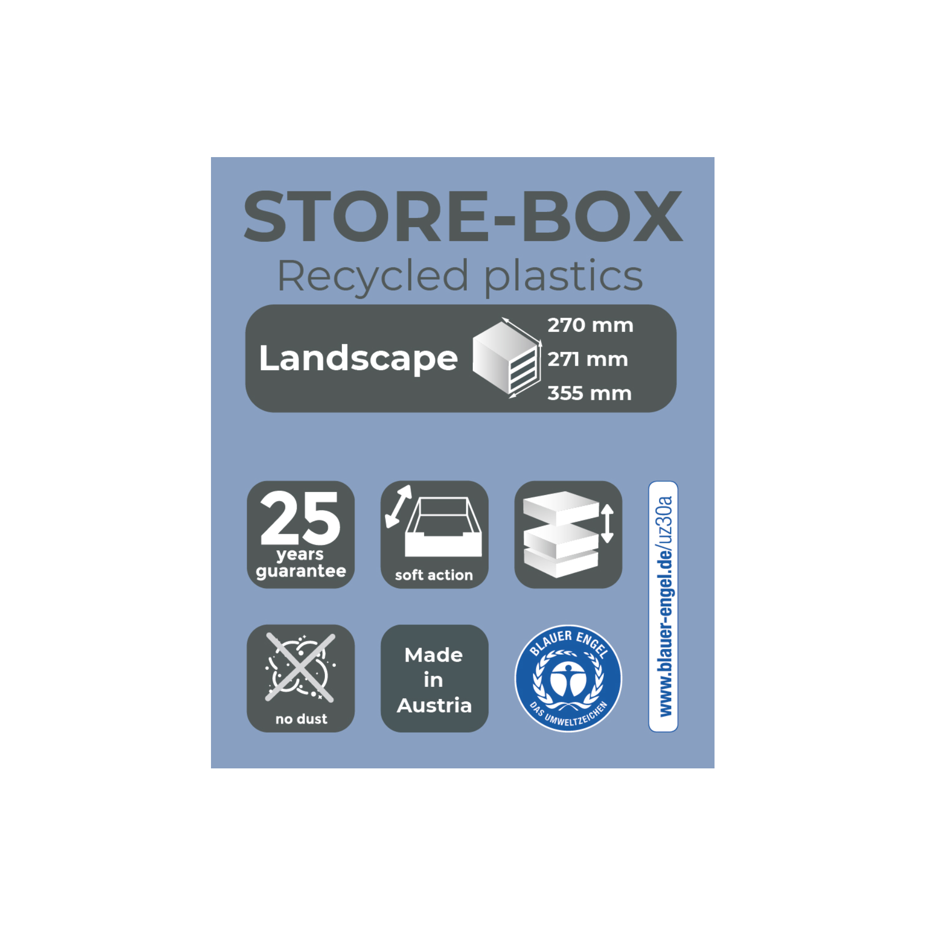 Schubladenbox STORE BOX MAXI
