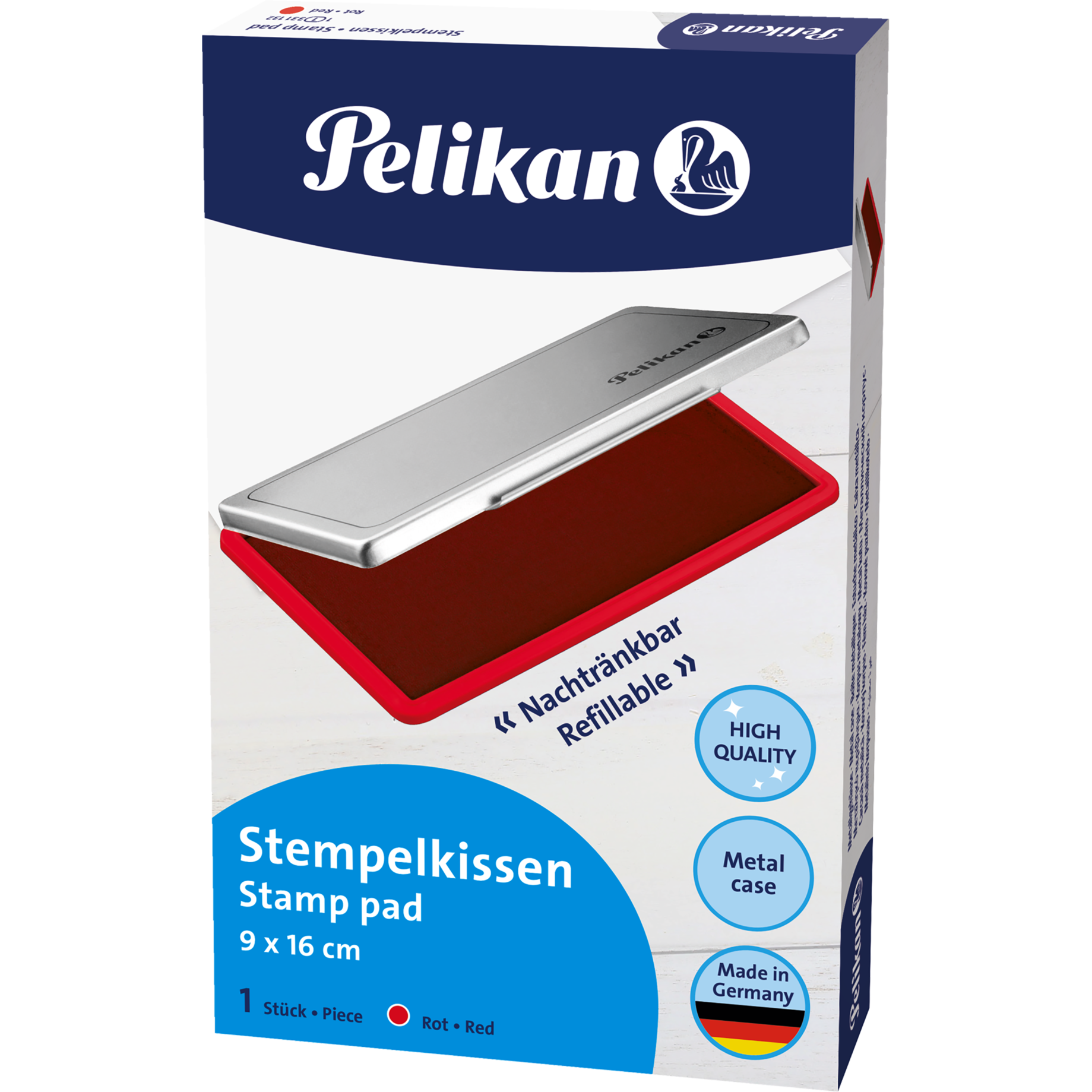 Metall-Stempelkissen getränkt