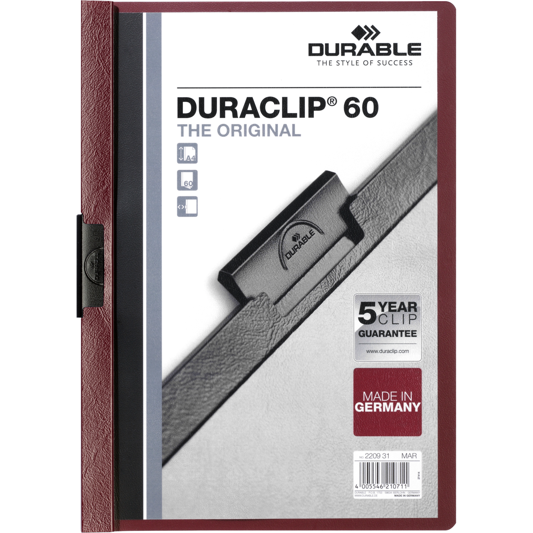 Klemm-Mappe DURACLIP® 60