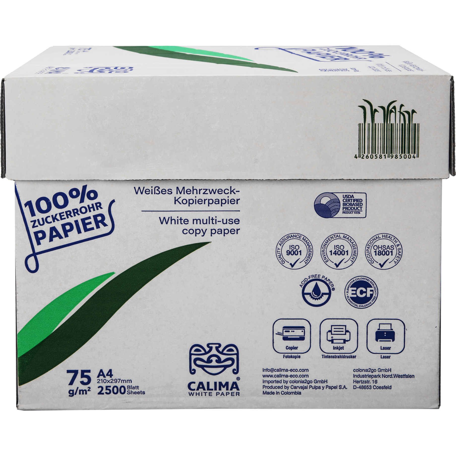 CALIMA® WHITE PAPER Mehrzweck-Kopierpapier