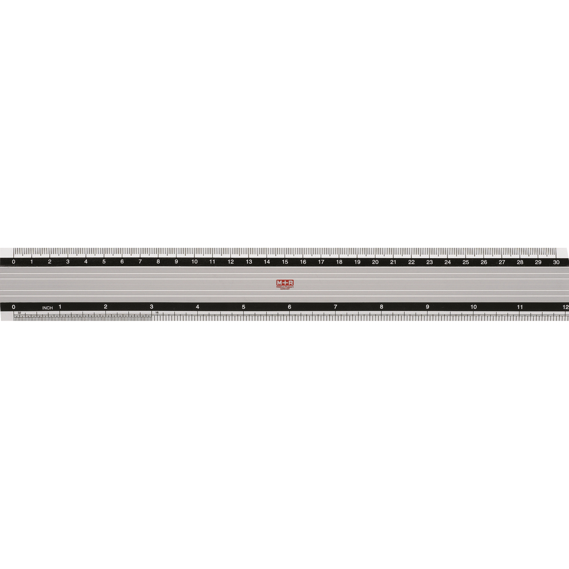 M+R Lineal 30cm Aluminium