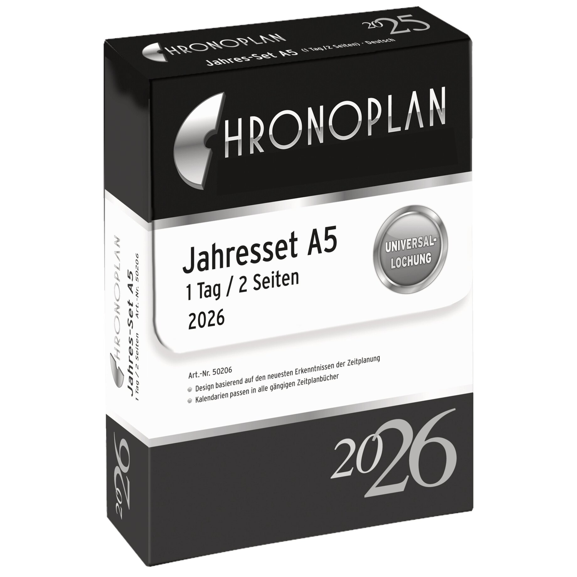Chronoplan Jahresset 148x21mm 1T/2S