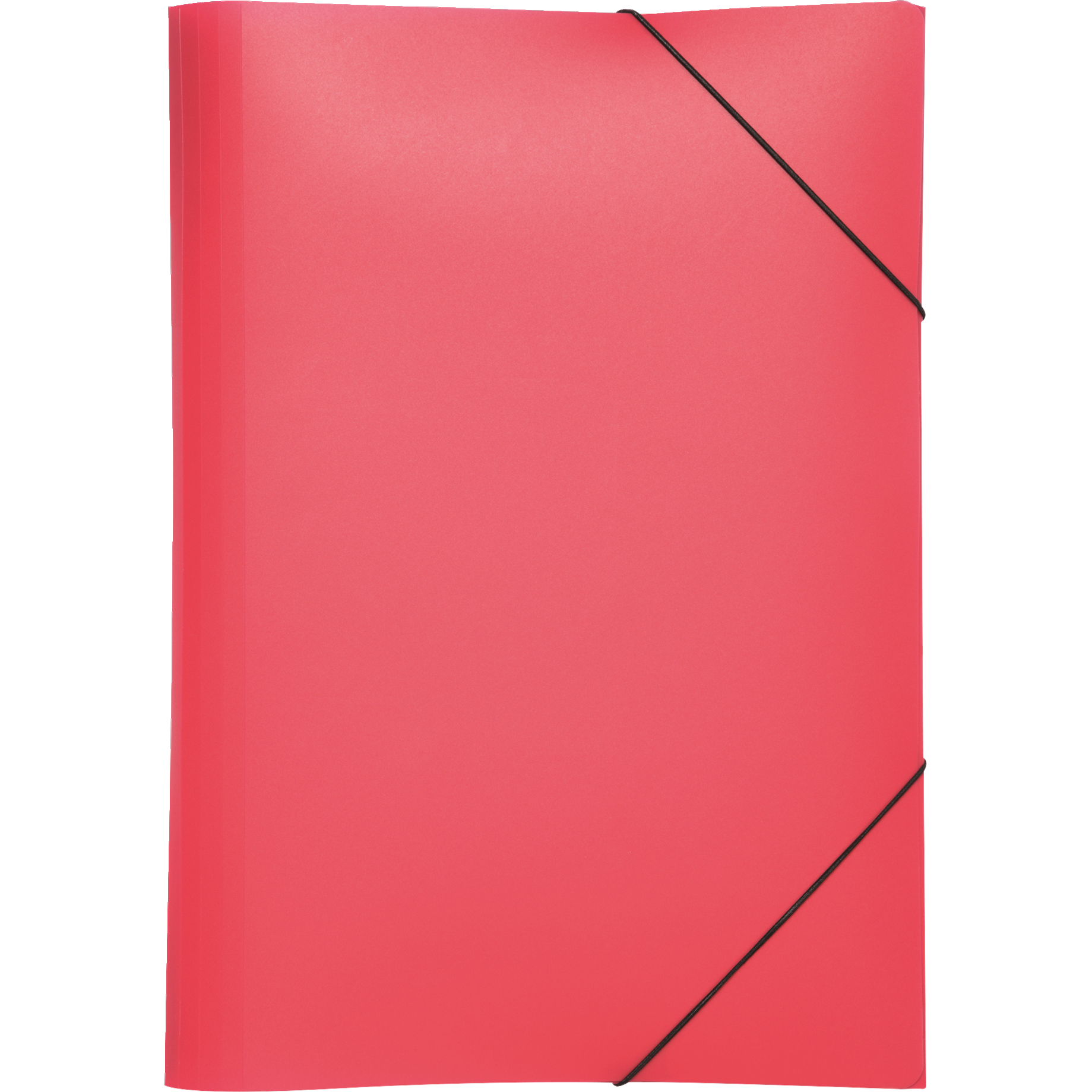 Pagna Gummizugmappe DIN A4 PP 3Klappen rot