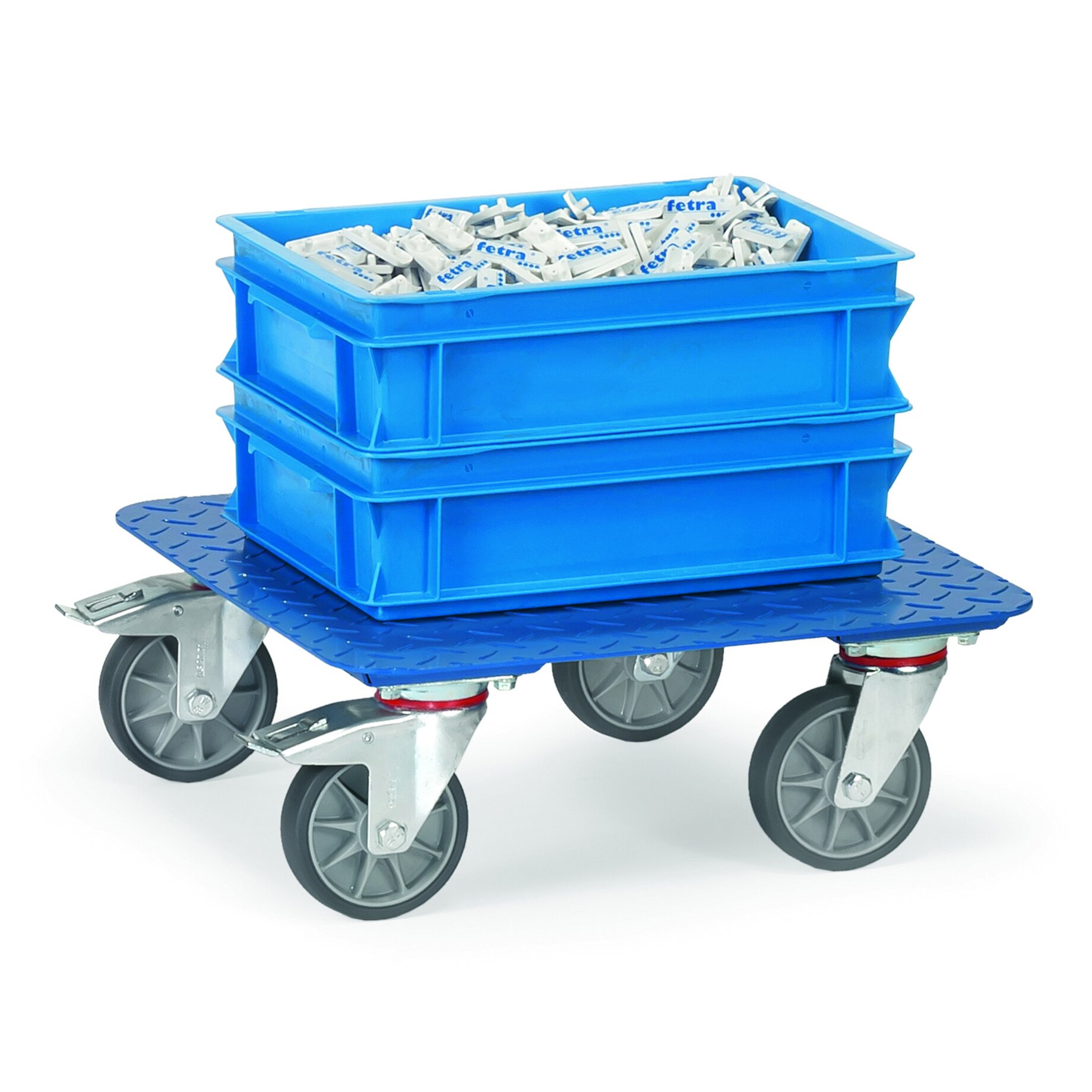 Servicewagen, Karren, blaue Behälter, rollender Wagen, Plastikbehälter, wagen, rollen, blau, boxen, containeren