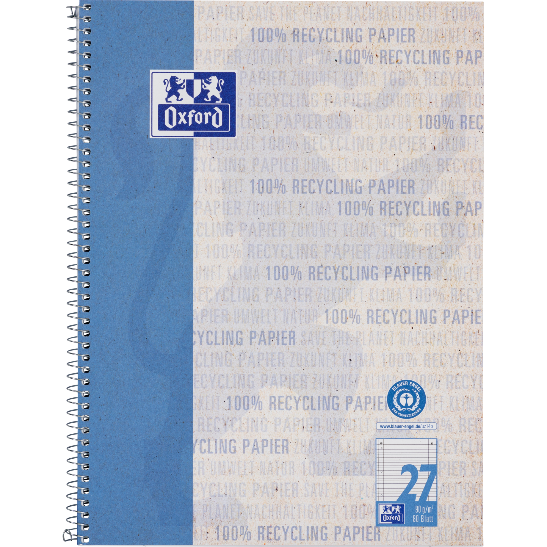 Collegeblock Recycling