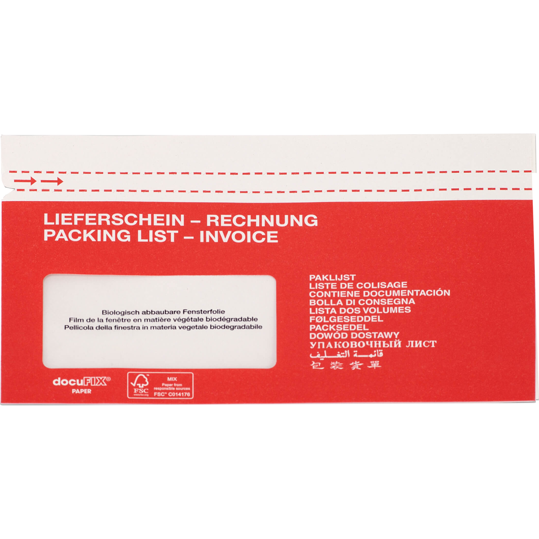 Begleitpapiertasche docuFIX® paper