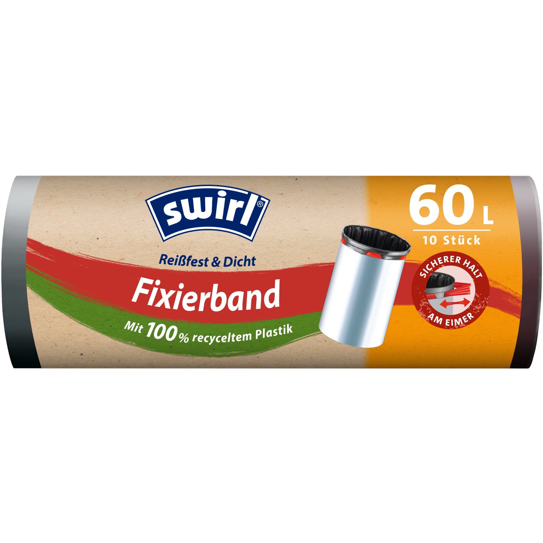 Swirl Müllsack Fixierband 60l 10St